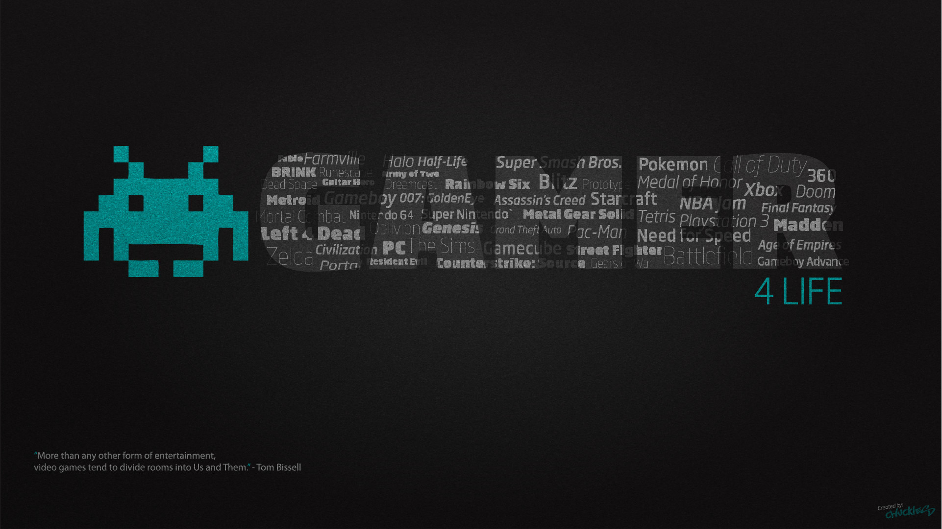 1922x1081  Gamer for Life Desktop Wallpaper 1920x1080 by ChucklesMedia on .