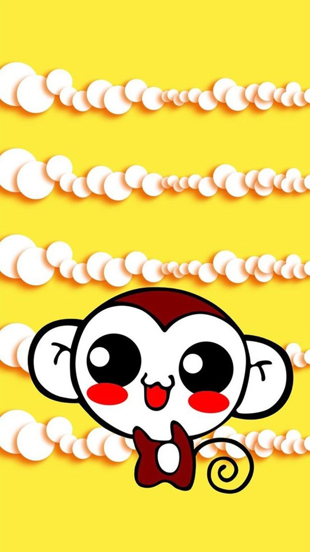 1080x1920 Cute Sweet Hippie Monkey #iPhone #6 #plus #wallpaper