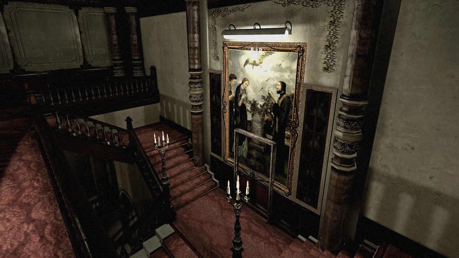 1920x1080 resident evil remake mansion foyer - Google Search