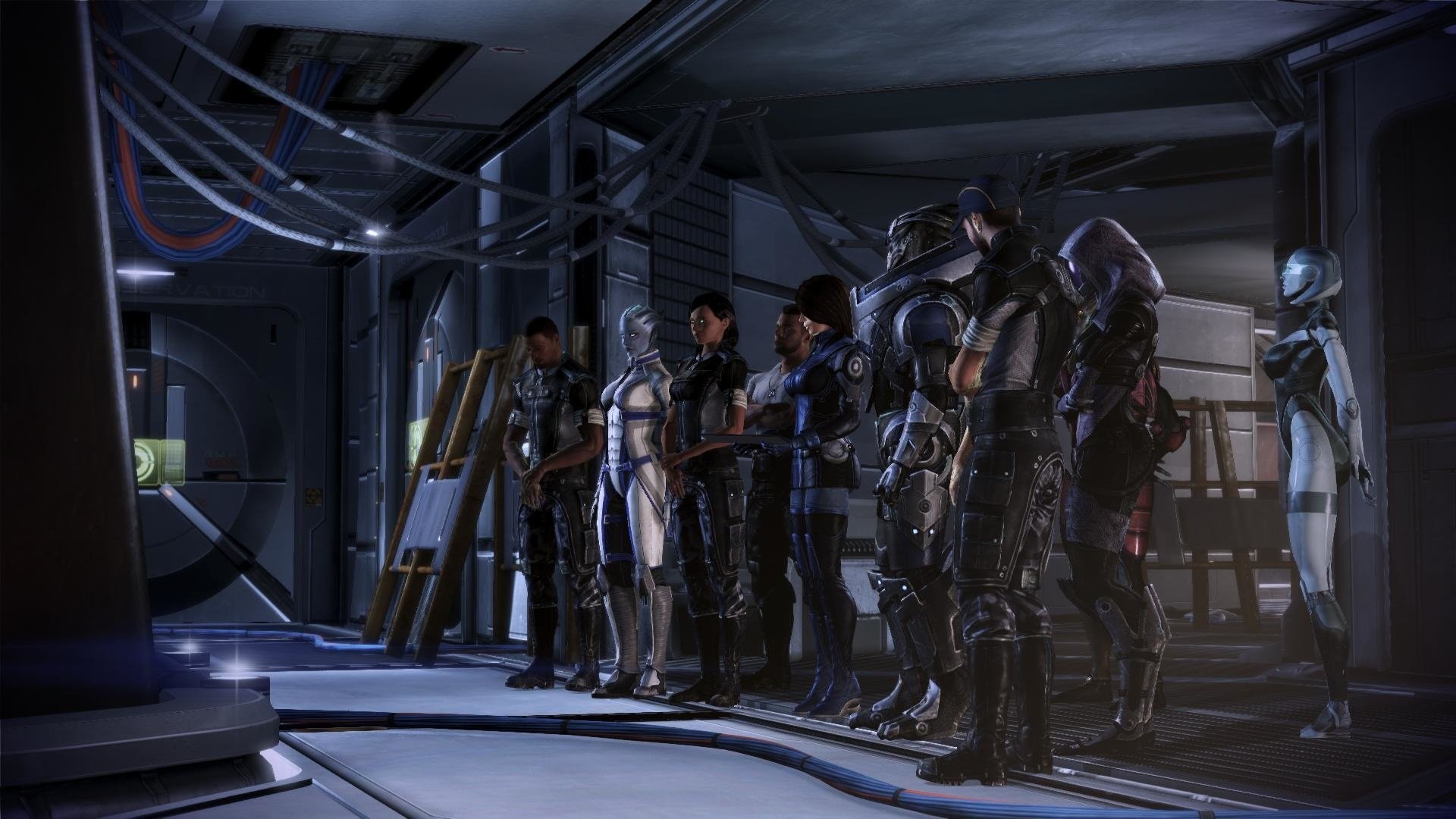 1920x1080 Video Game - Mass Effect 3 EDI (Mass Effect) Tali'Zorah Garrus Vakarian