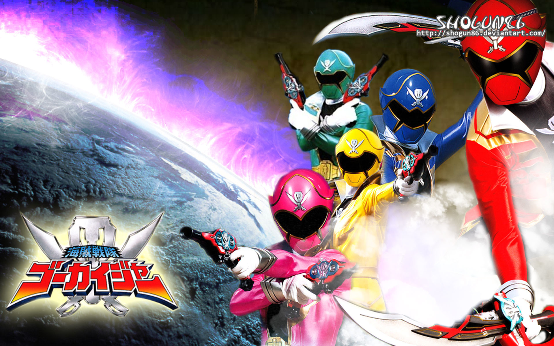 1920x1200 Gokaiger First Appearance All Red Sentai | Super Sentai / Power Rangers |  Pinterest | Mighty morphin power rangers