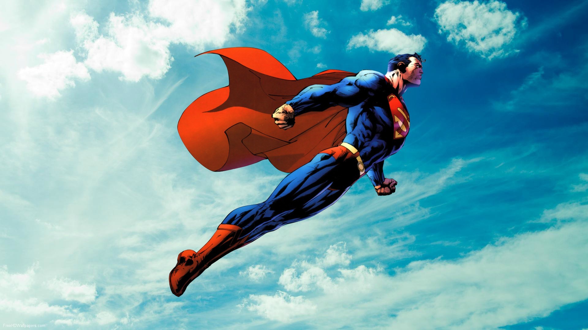 1920x1080 Fan-madeSuperman wallpaper I made with real background [] (x-post  from /r/comicwalls) ...