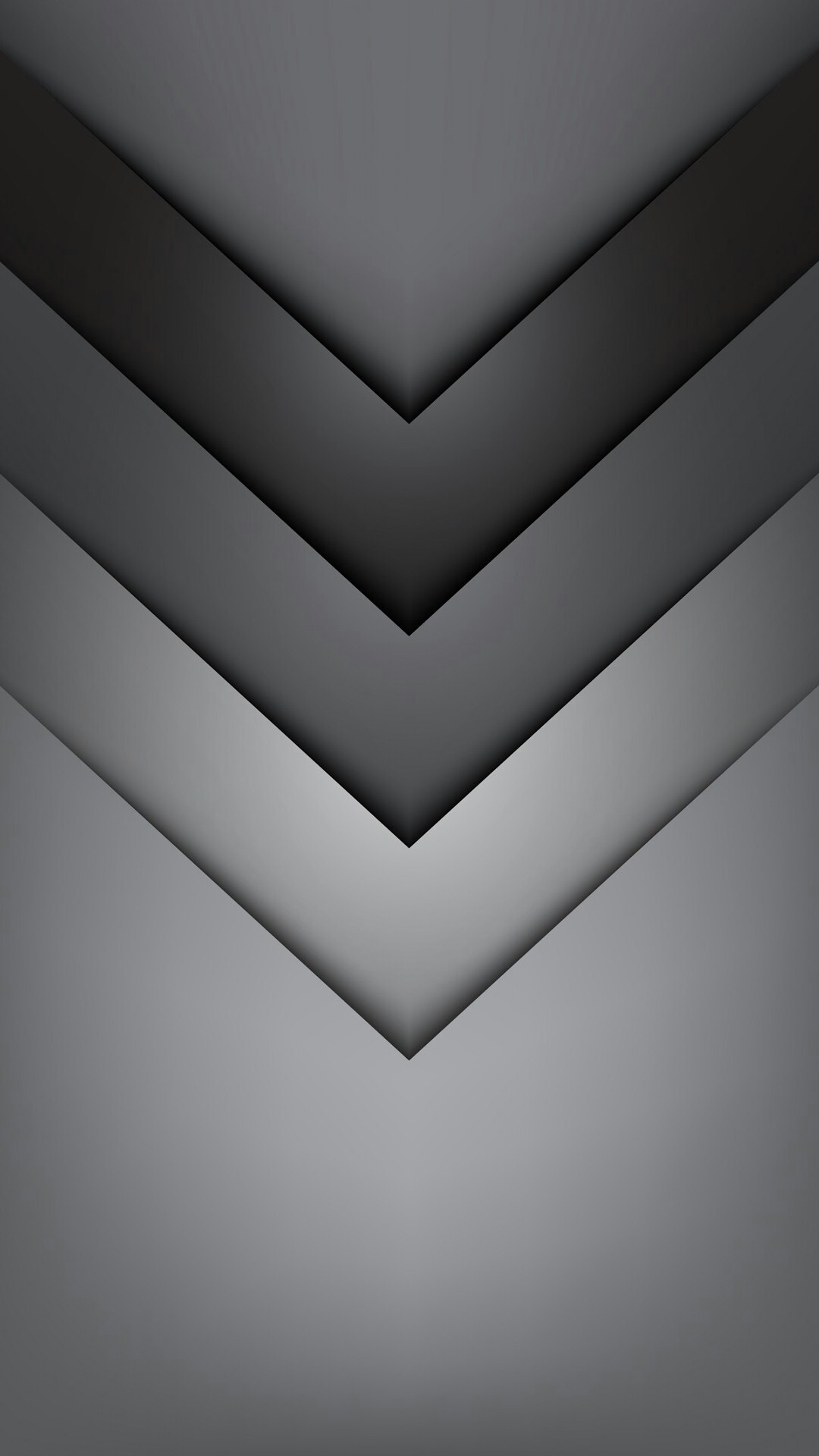 1080x1920 Gradient Grey Chevron Wallpaper