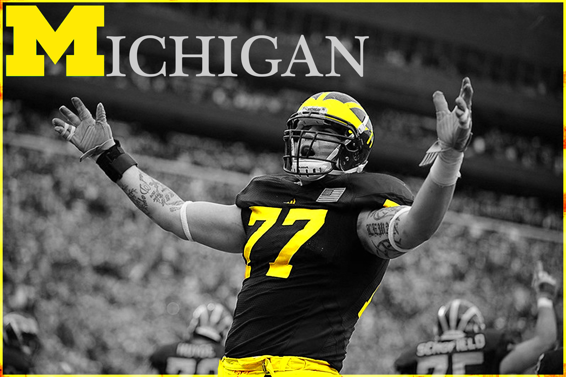 1920x1280 Top Michigan Wolverines 2014 Football Wallpapers 