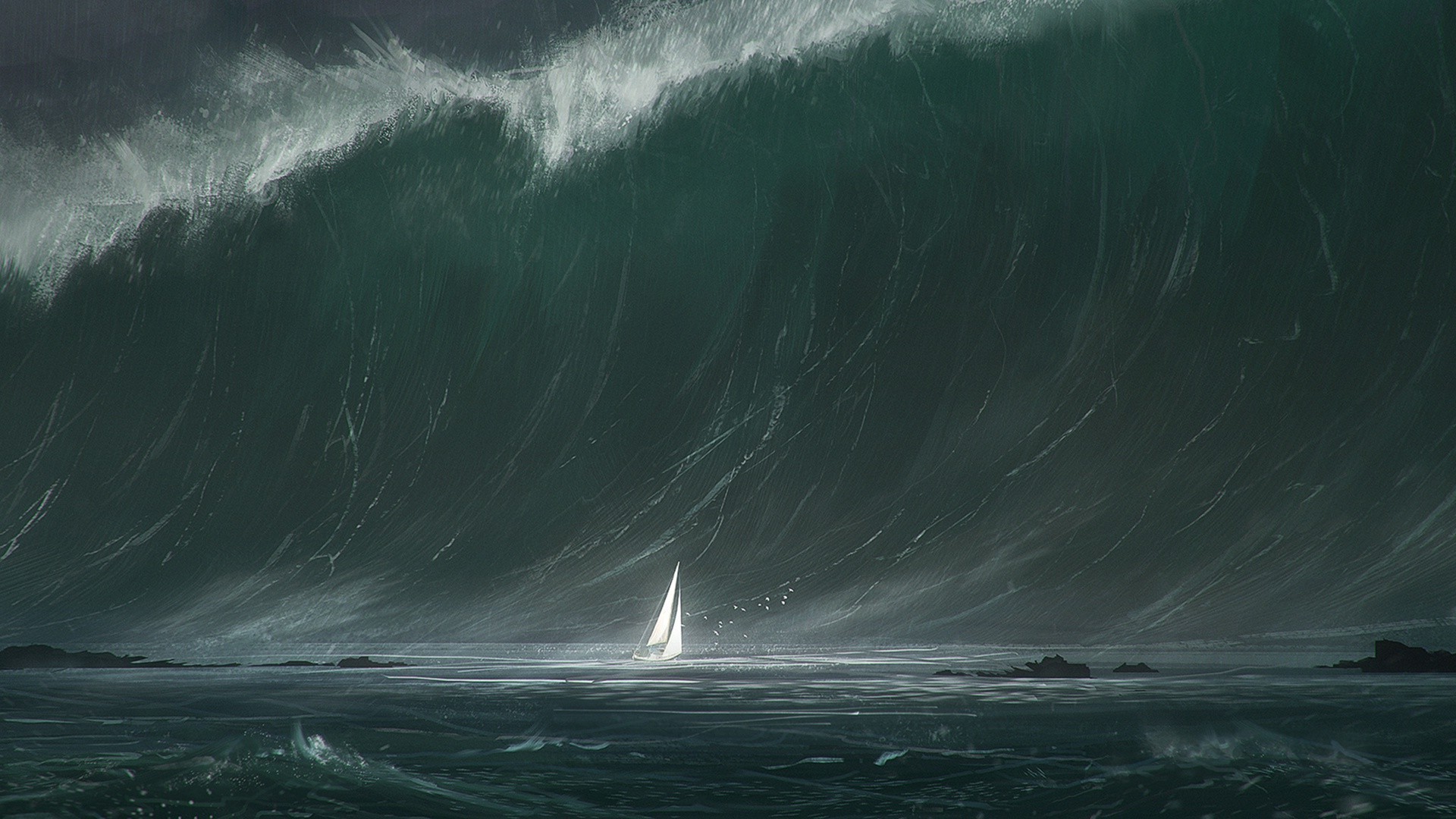 1920x1080 Download Tsunami Wallpaper Pictures to pin 