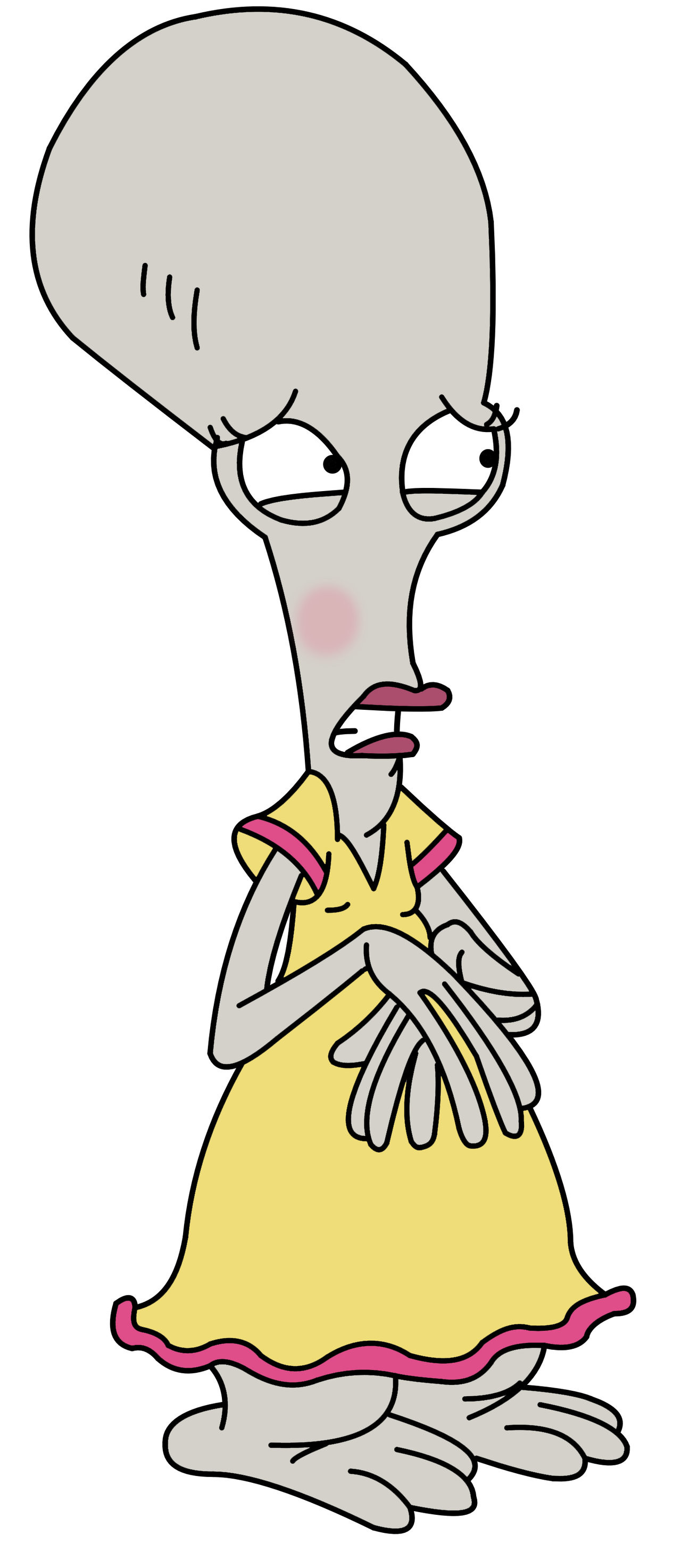 1280x2947 ... American Dad - Roger Smith as Steve's Sister by frasier-and-niles