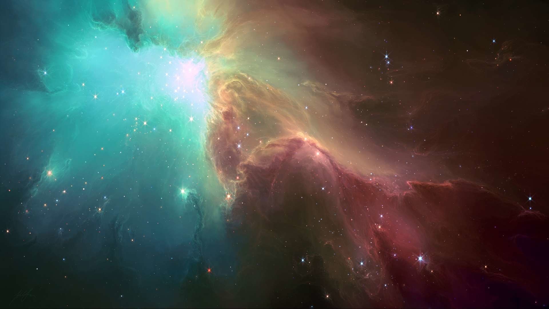 1920x1080 Hd Trippy Space Wallpapers 1080P