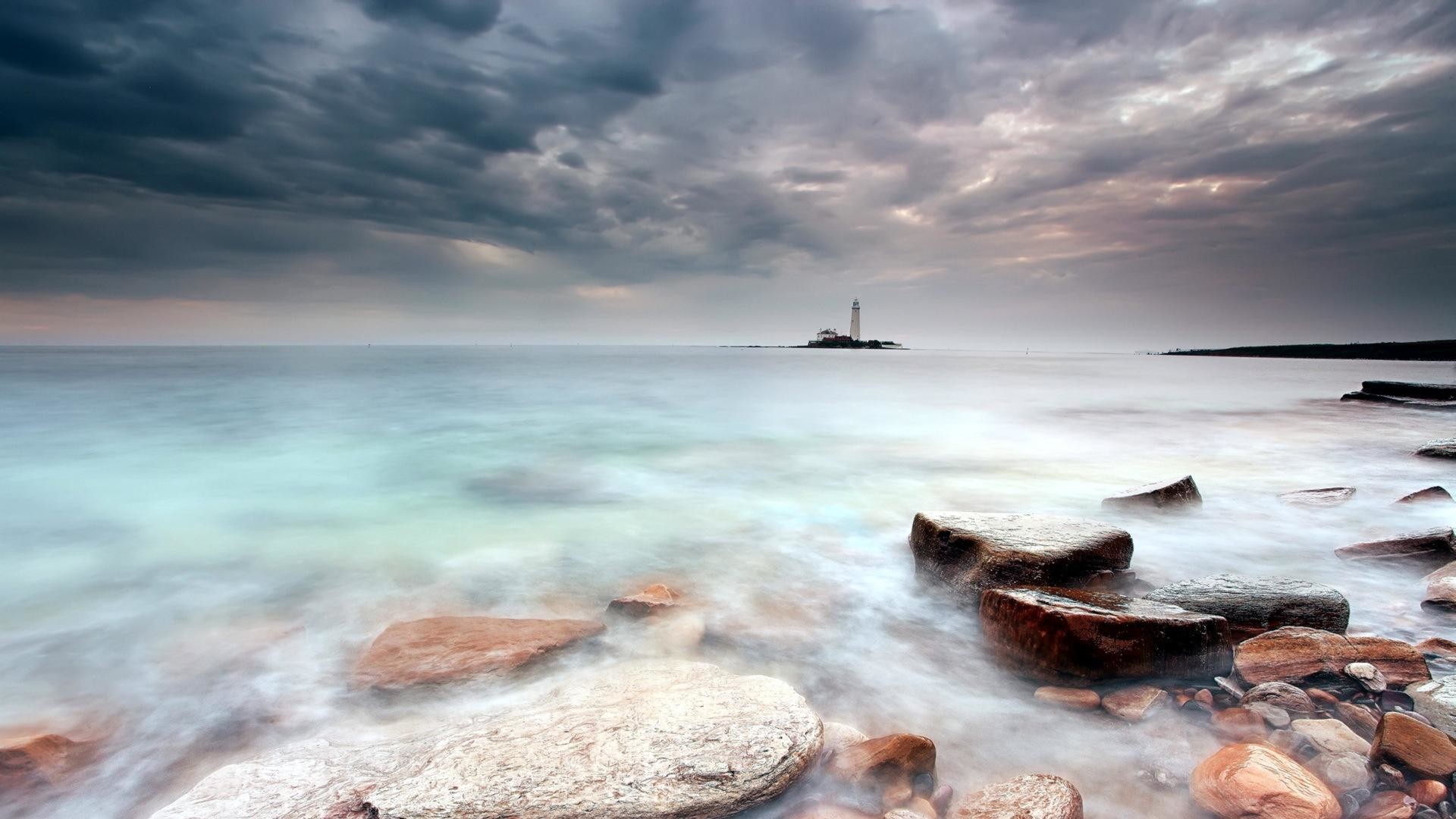1920x1080 lighthouse on the shore wide desktop background hd wallpapers Car 