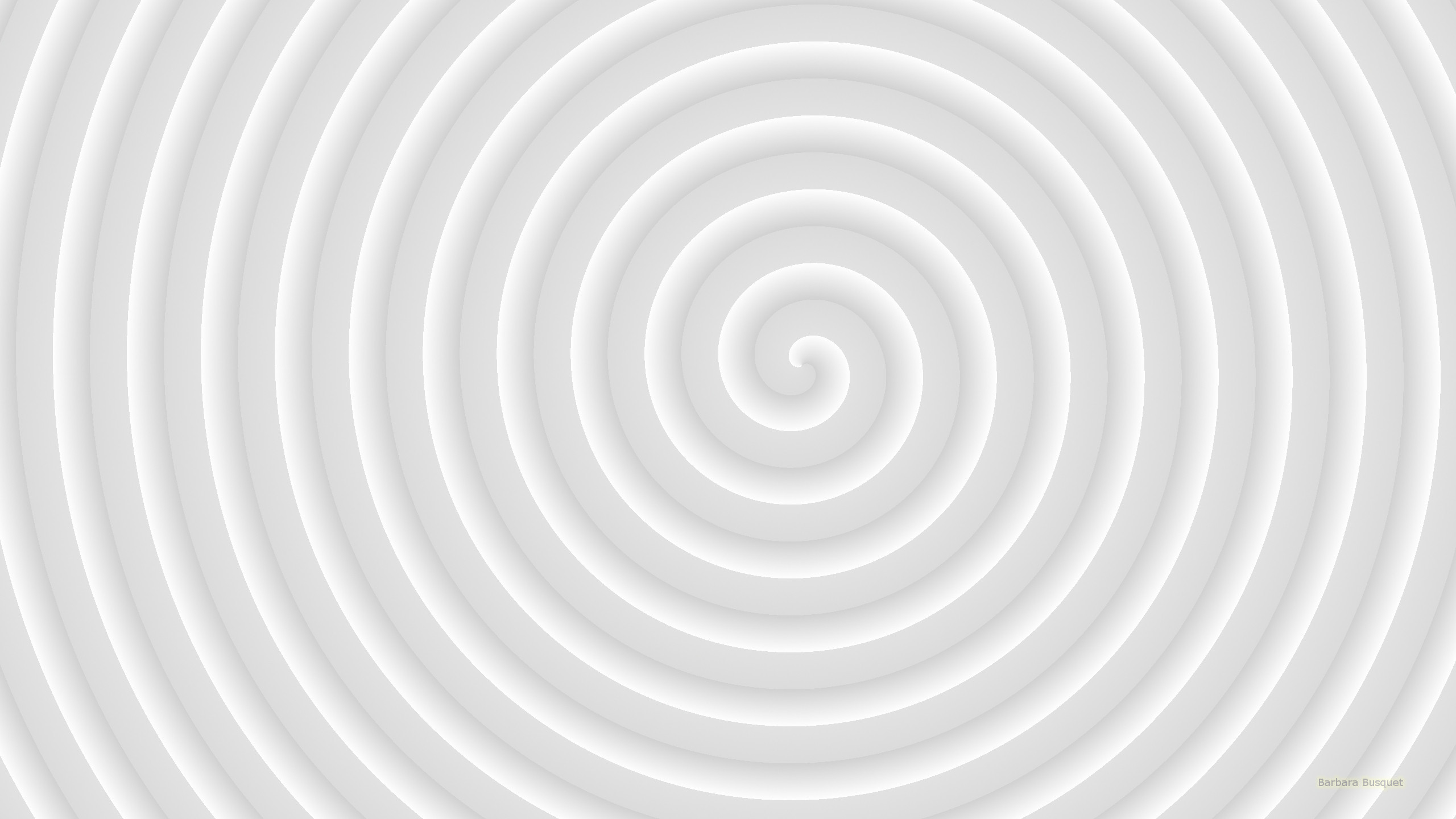2560x1440 Light gray spiral wallpaper.