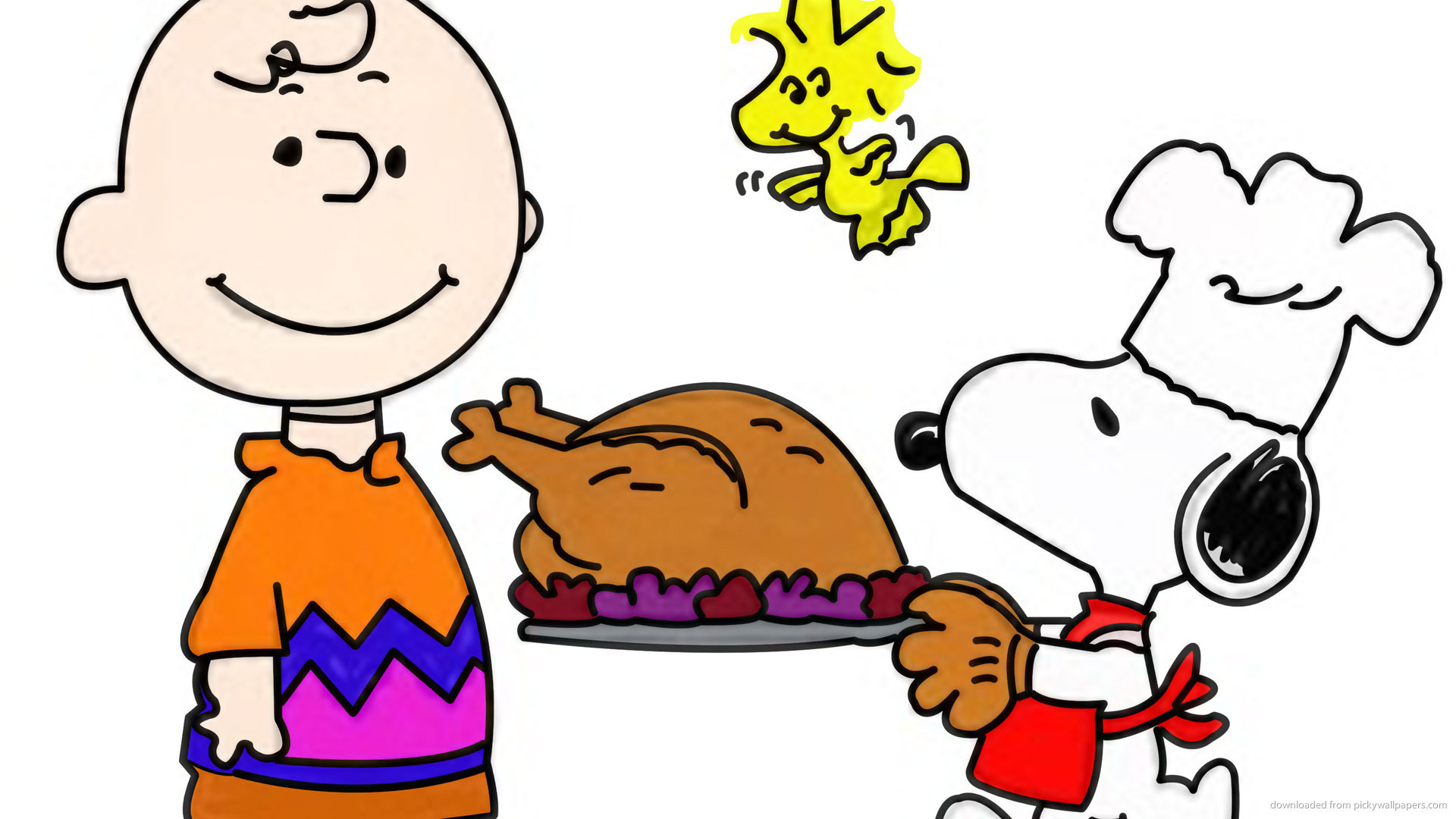 1920x1080 Snoopy Thanksgiving for 