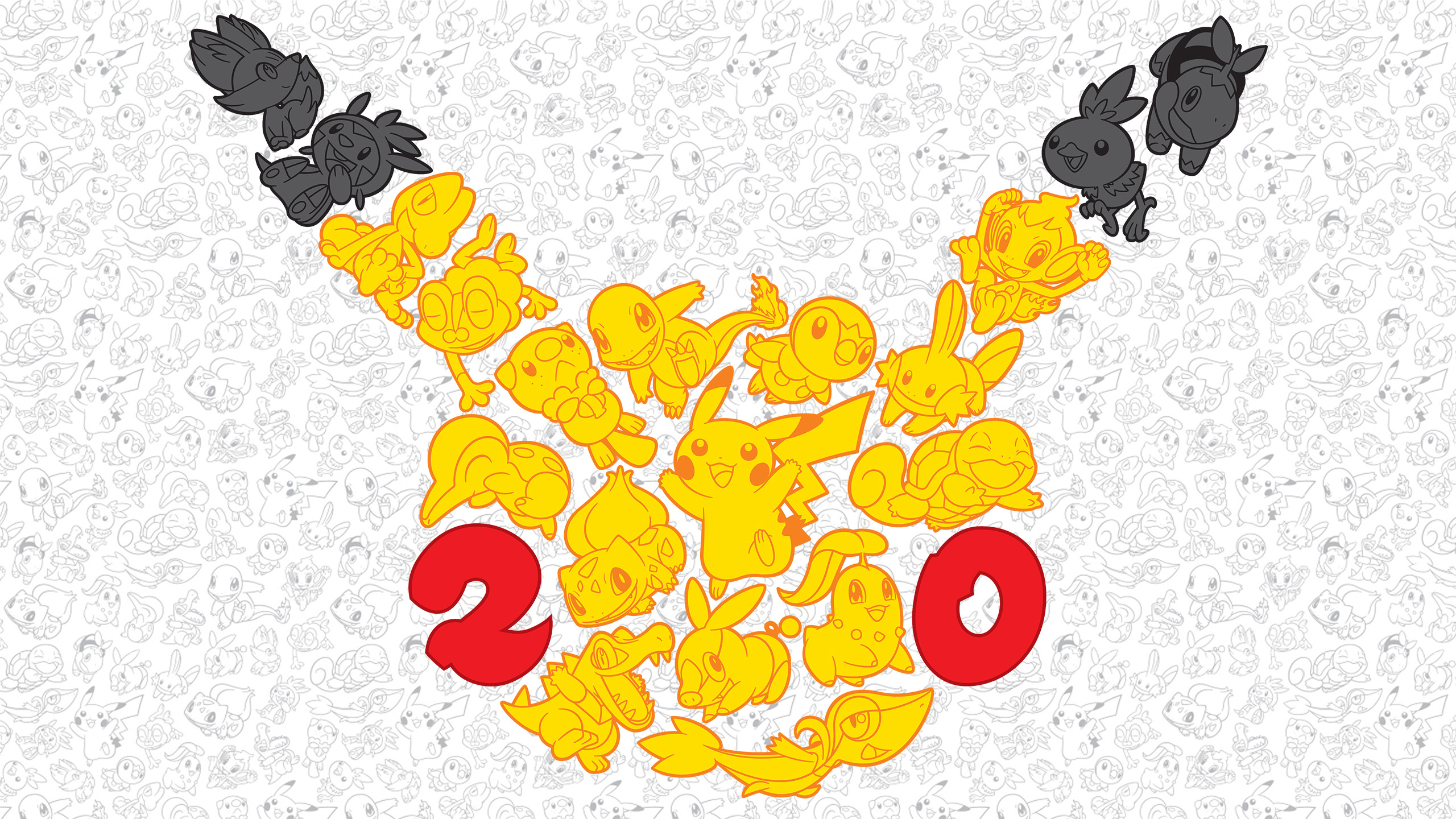 2560x1440 I made a High Res Version of the PokÃ©mon 20 Artwork ...