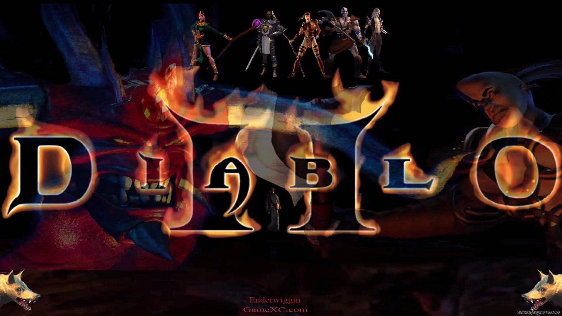 1920x1080 Diablo 2 Logo wallpaper
