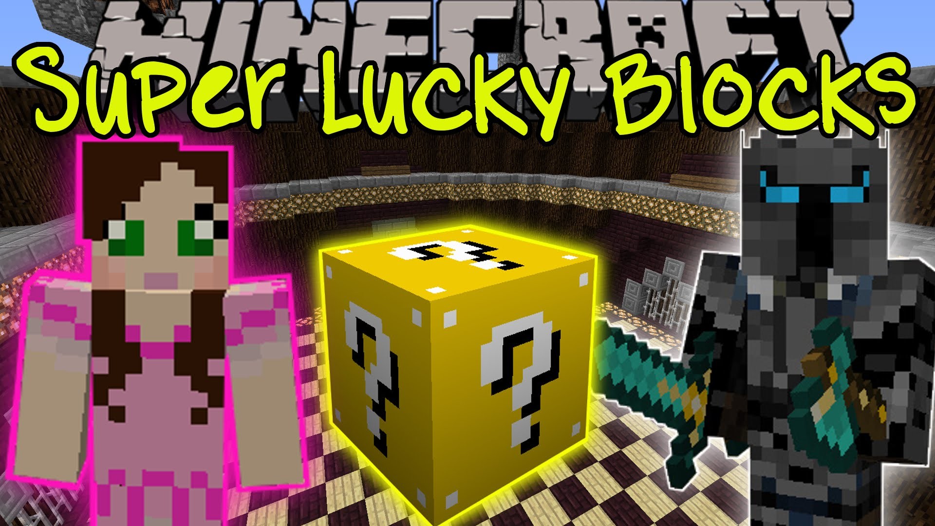 1920x1080 Minecraft: SUPER LUCKY BLOCK CHALLENGE GAMES - Lucky Block Mod - Modded  Mini-Game - YouTube
