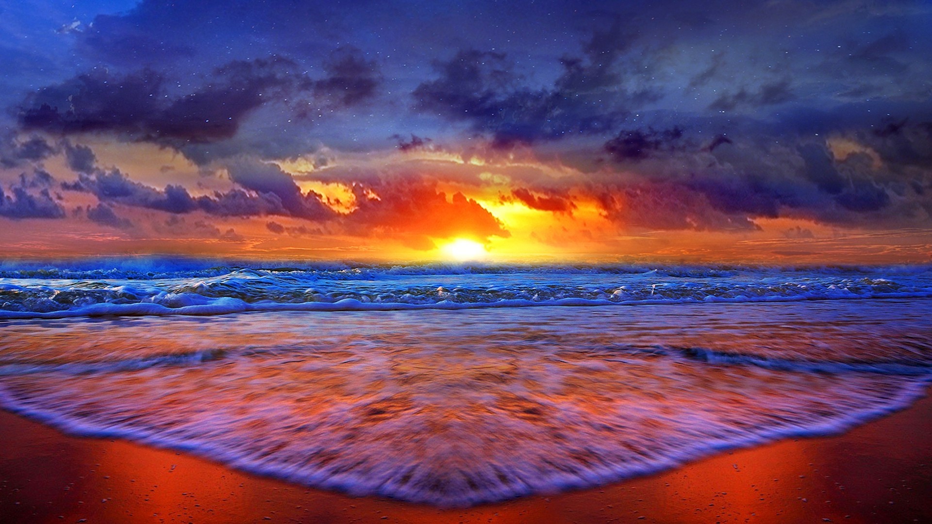 1920x1080  Desktop Backgrounds Beach Sunset