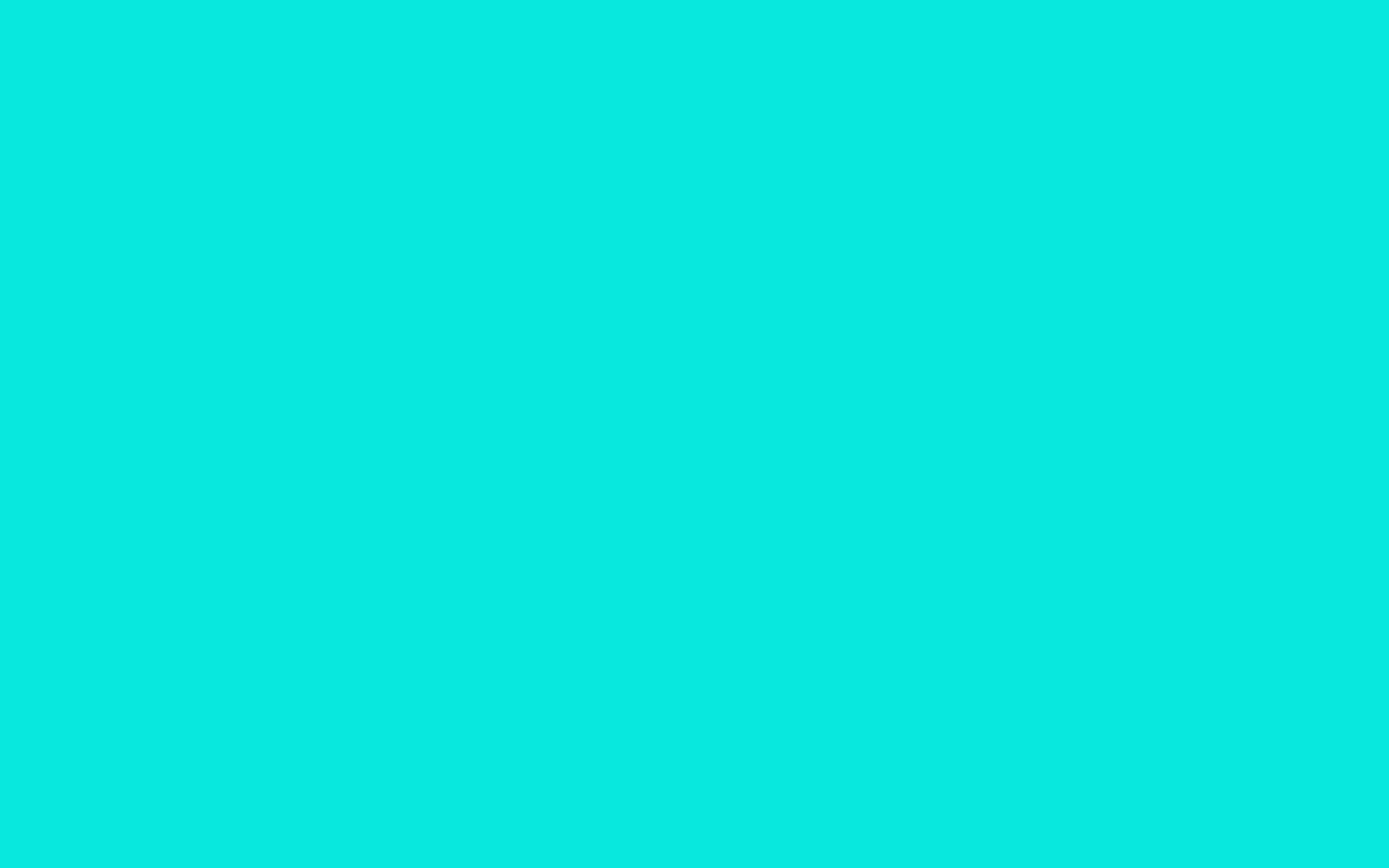 2880x1800  Bright Turquoise Solid Color Background