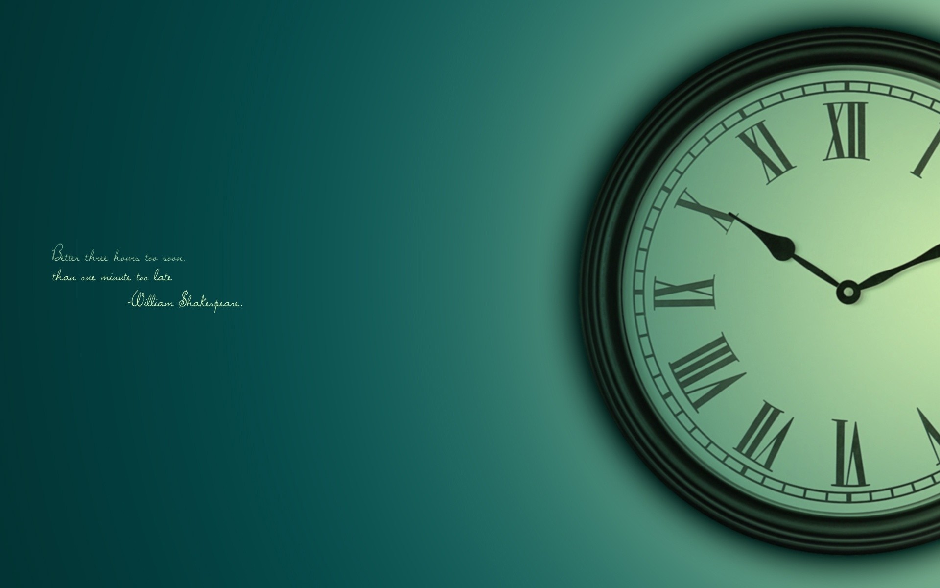 1920x1200 Wallpaper Clock, Time, Dial, Saying, Sage