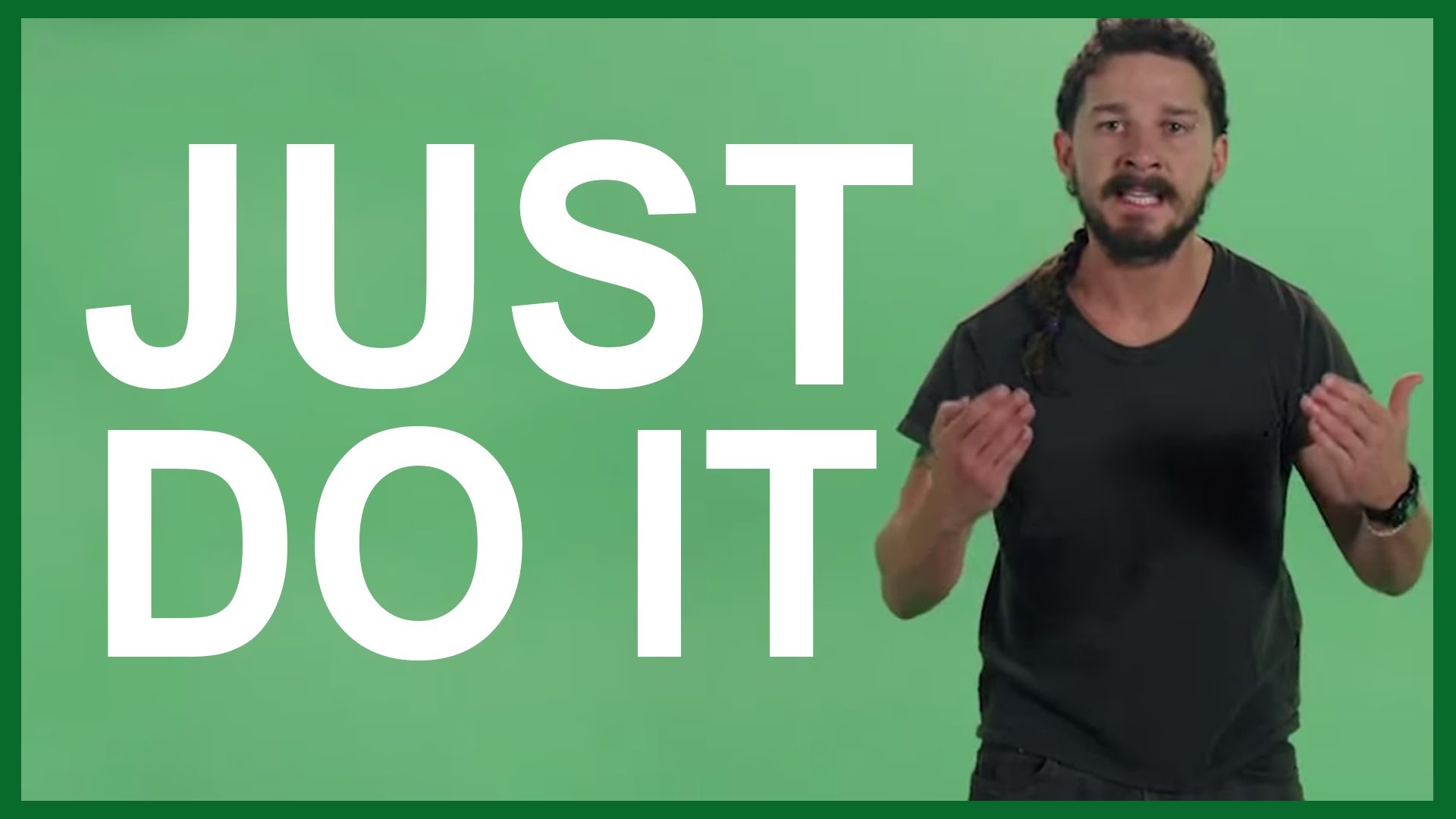 1920x1080 Shia LaBeouf Funny Speech Motivation Videos "JUST DO IT" (Full Compilation)  - YouTube
