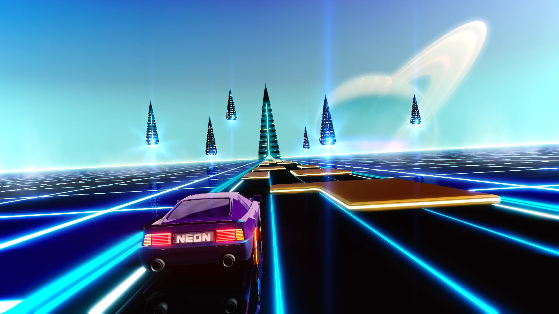 1920x1080 Go back to the '80s with Neon Drive
