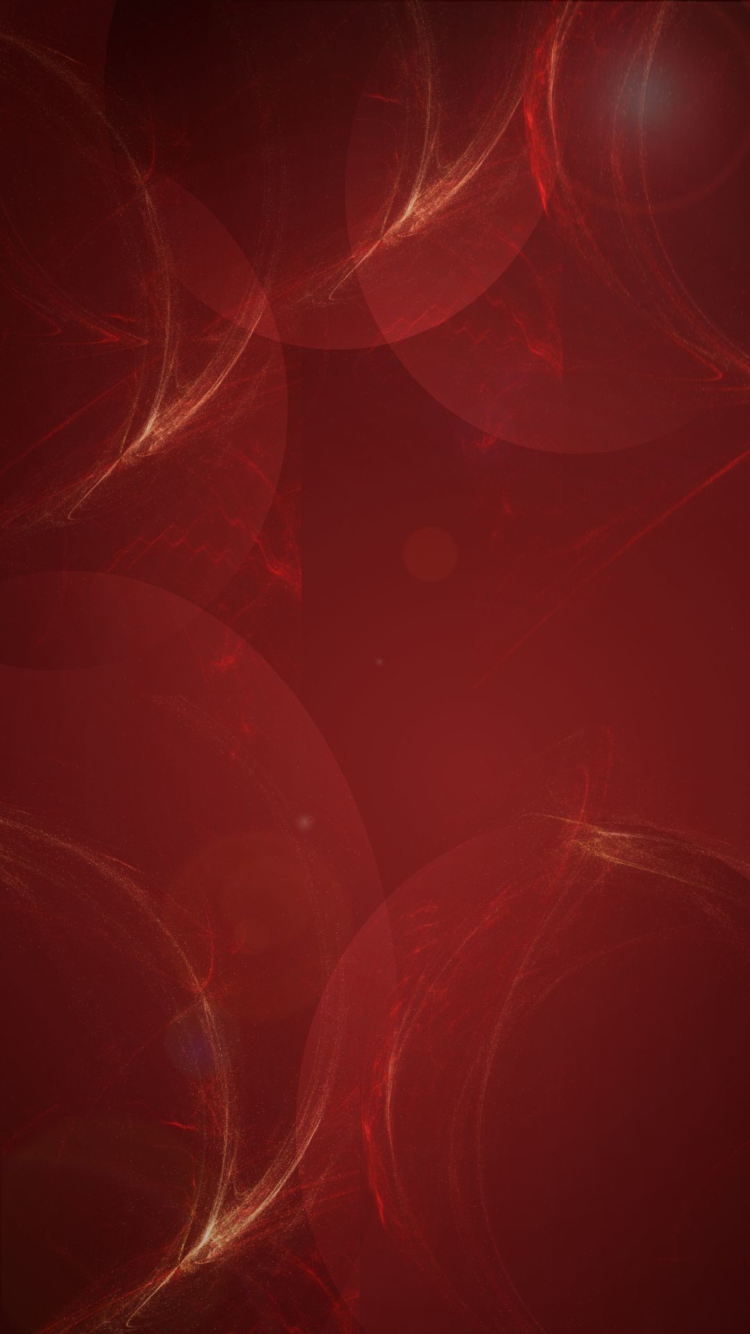1080x1920 Red spheres and lights with dark red background,  (9/16).
