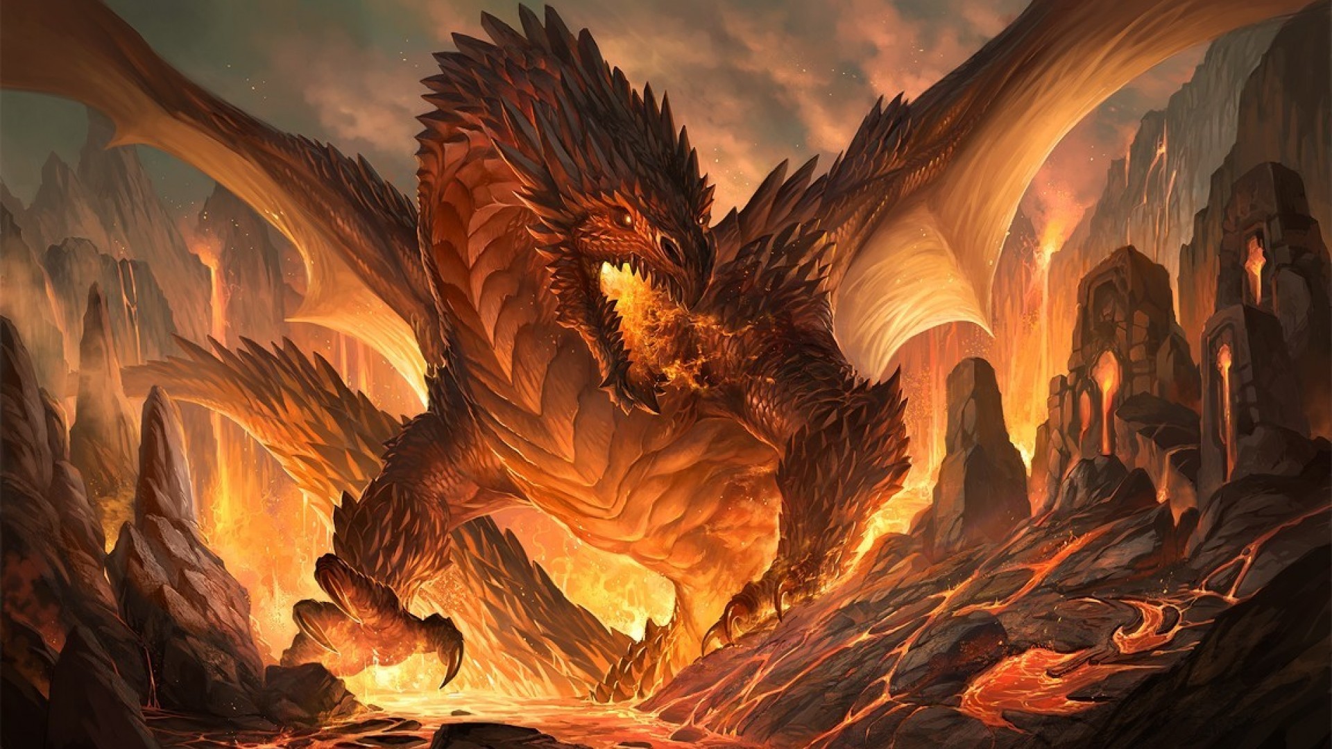 1920x1080 Dragon fantasy art