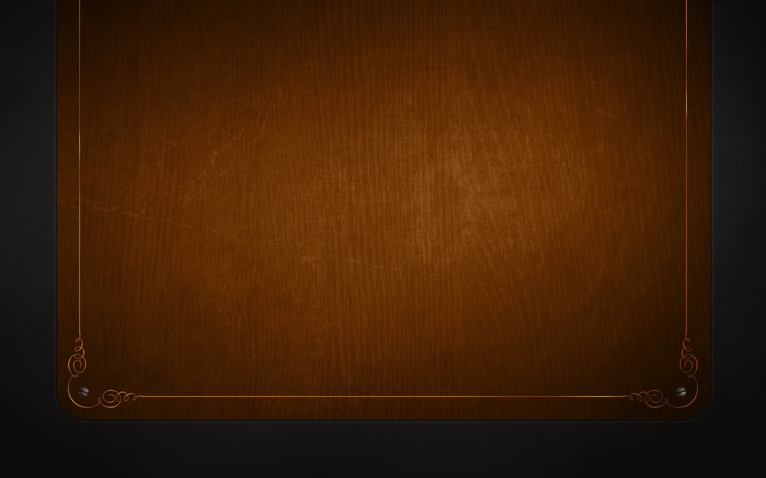 2560x1600 ... Wood with leather frame