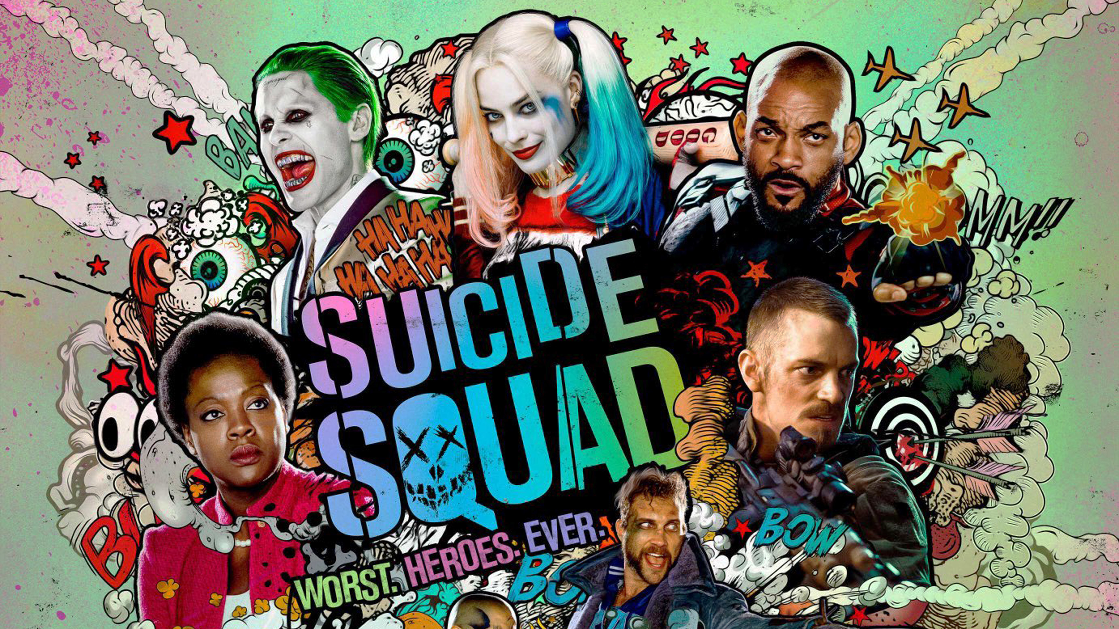 3840x2160 Suicide Squad Poster