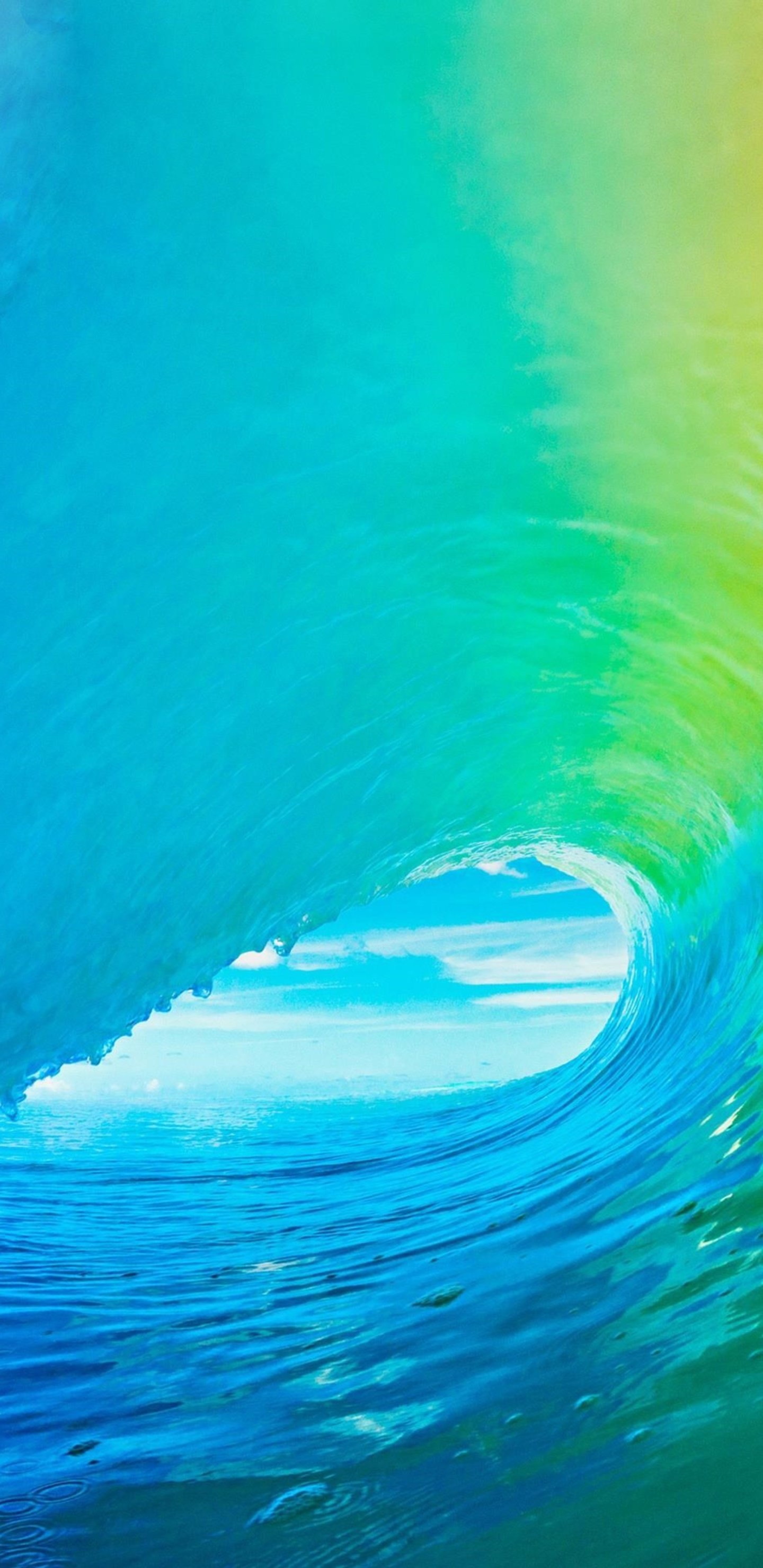 1440x2960 Apple Ios9 Official Apple Wave (Samsung Galaxy Note 9,8, S9,S8,S8+ QHD)
