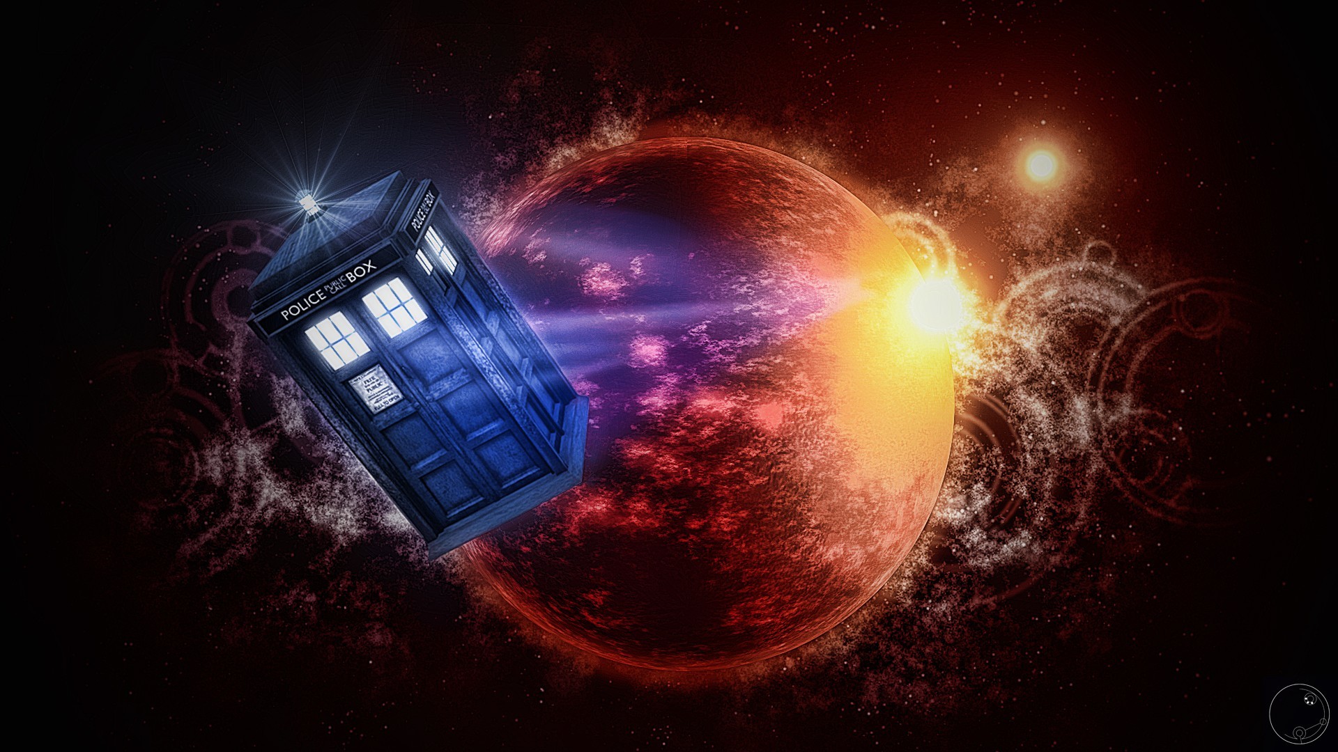 1920x1080 Doctor Who, TARDIS, The Doctor, Artwork, TV