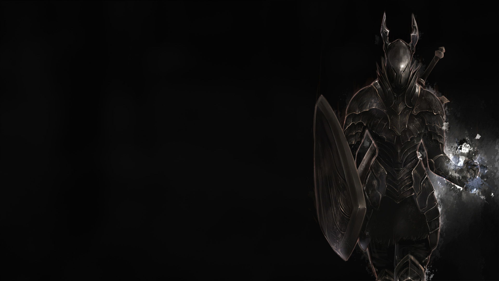 1920x1080 Black Knight - Dark Souls HD Wallpaper 