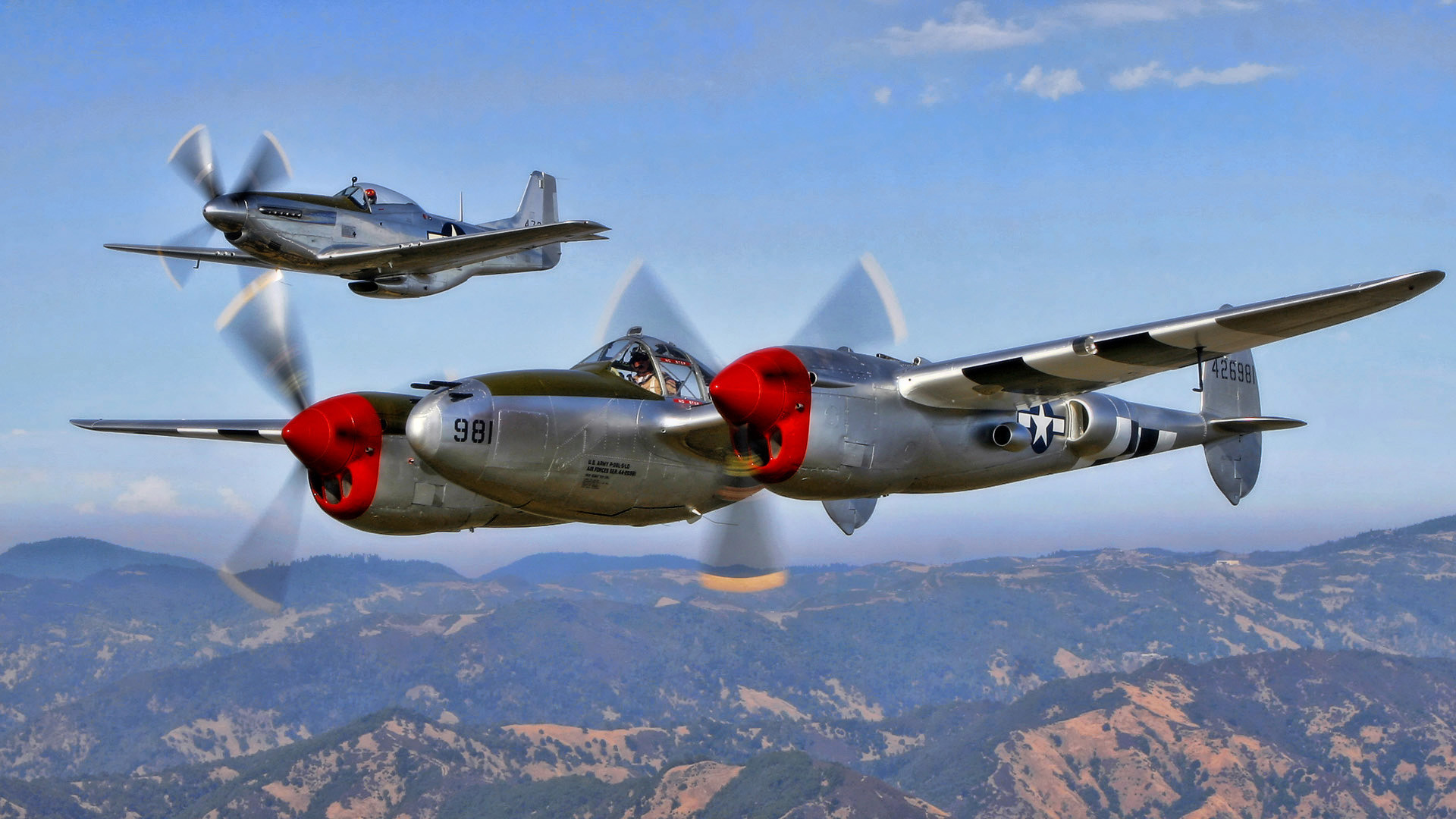 1920x1080 Res: , Aircraft military World War II Warbird fighters wallpaper