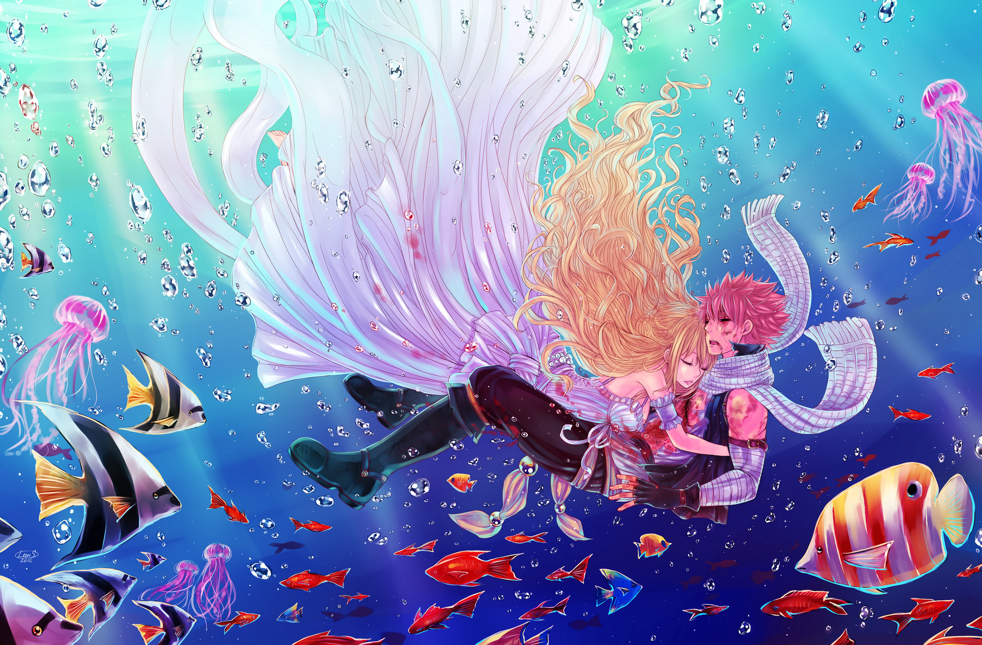2000x1314 Anime - Fairy Tail NaLu (Fairy Tail) Lucy Heartfilia Natsu Dragneel  Wallpaper