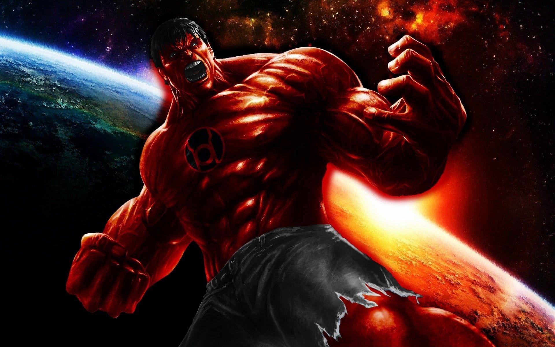 1920x1200 ... Angry Red Hulk wallpaper - Comic wallpapers - #49198 ...