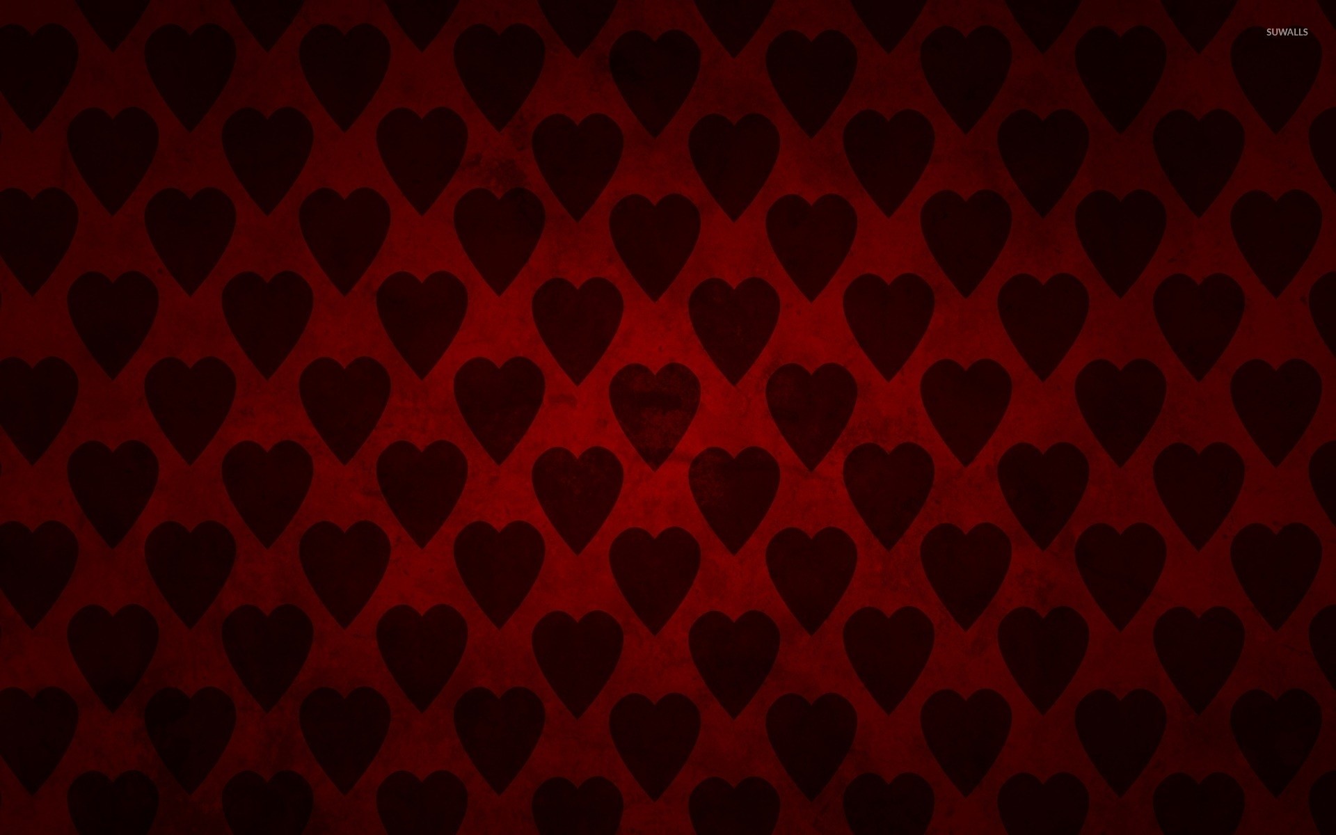 1920x1200  Two red heart