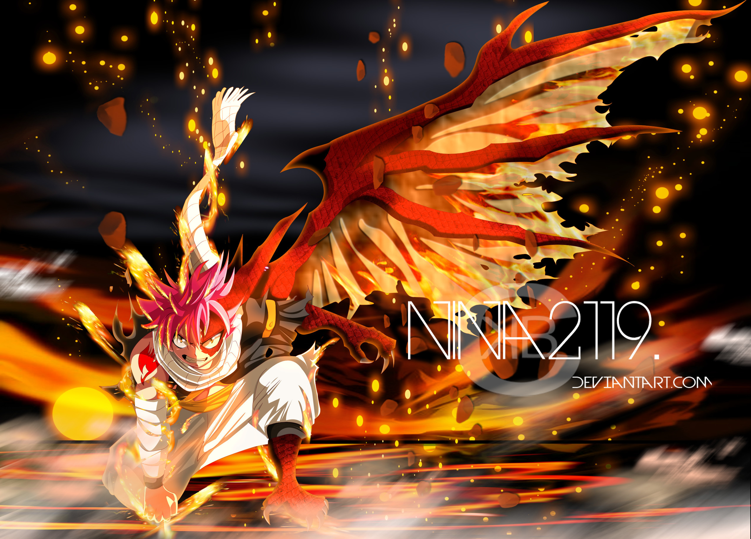 2551x1831 3840x2160 DesktopNatsu Dragneel (Fairy Tail: Dragon Cry) | Vector Wallpaper  (4K) .