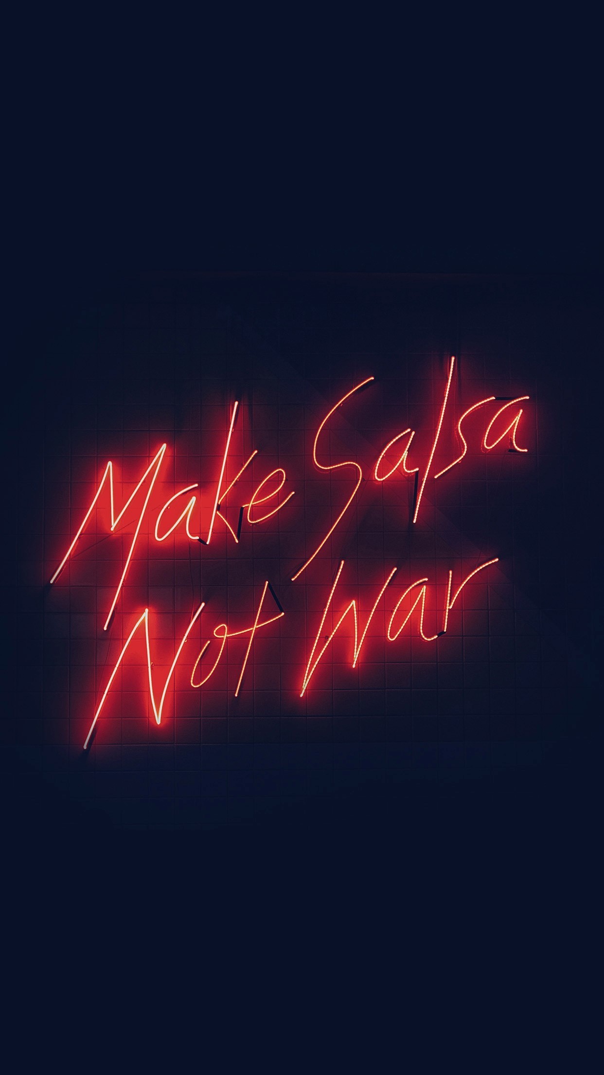 1242x2208 Make Salsa Not War iPhone 6+ HD Wallpaper