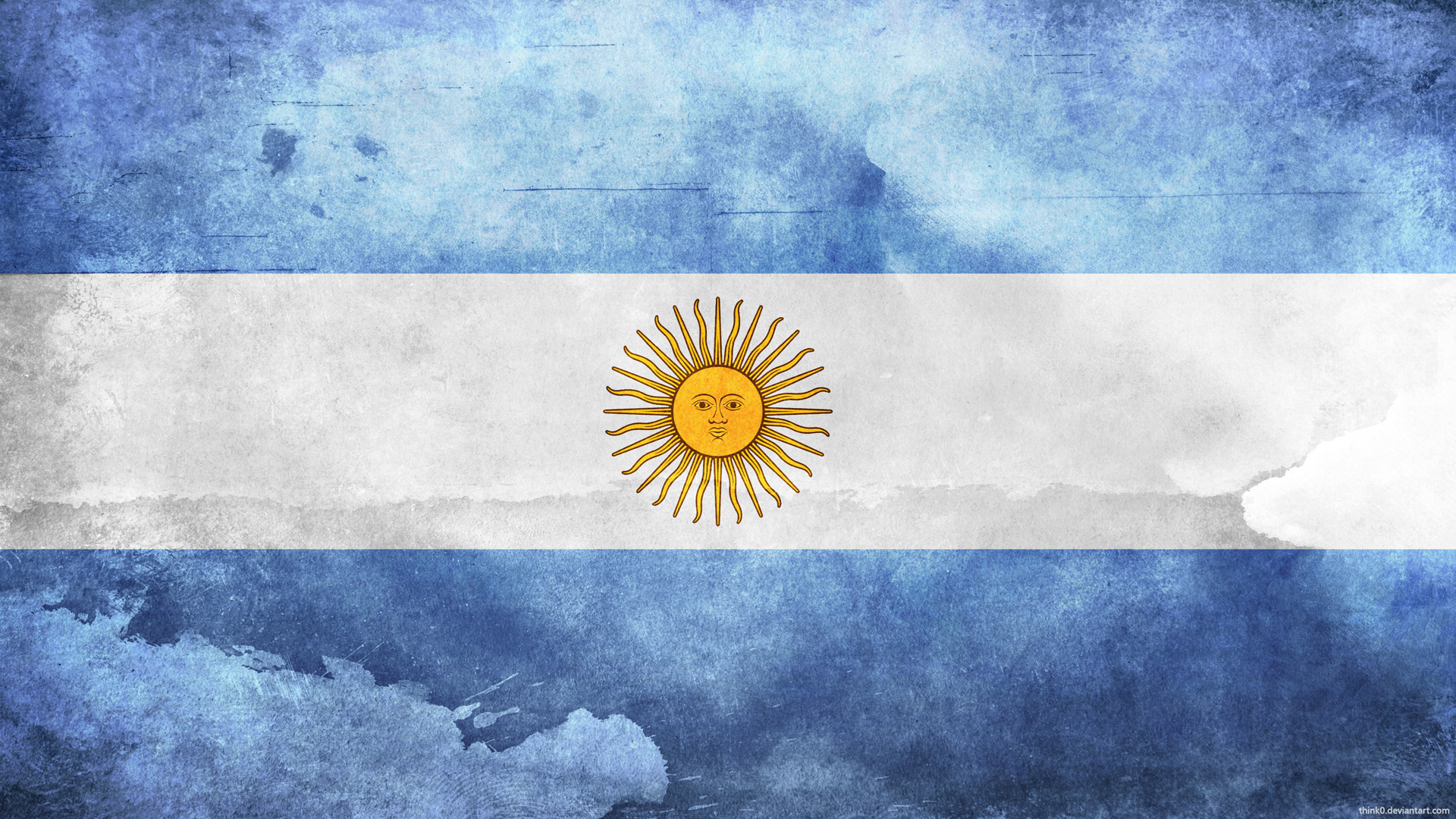 1920x1080 Argentina Flag by think0 Argentina Flag by think0