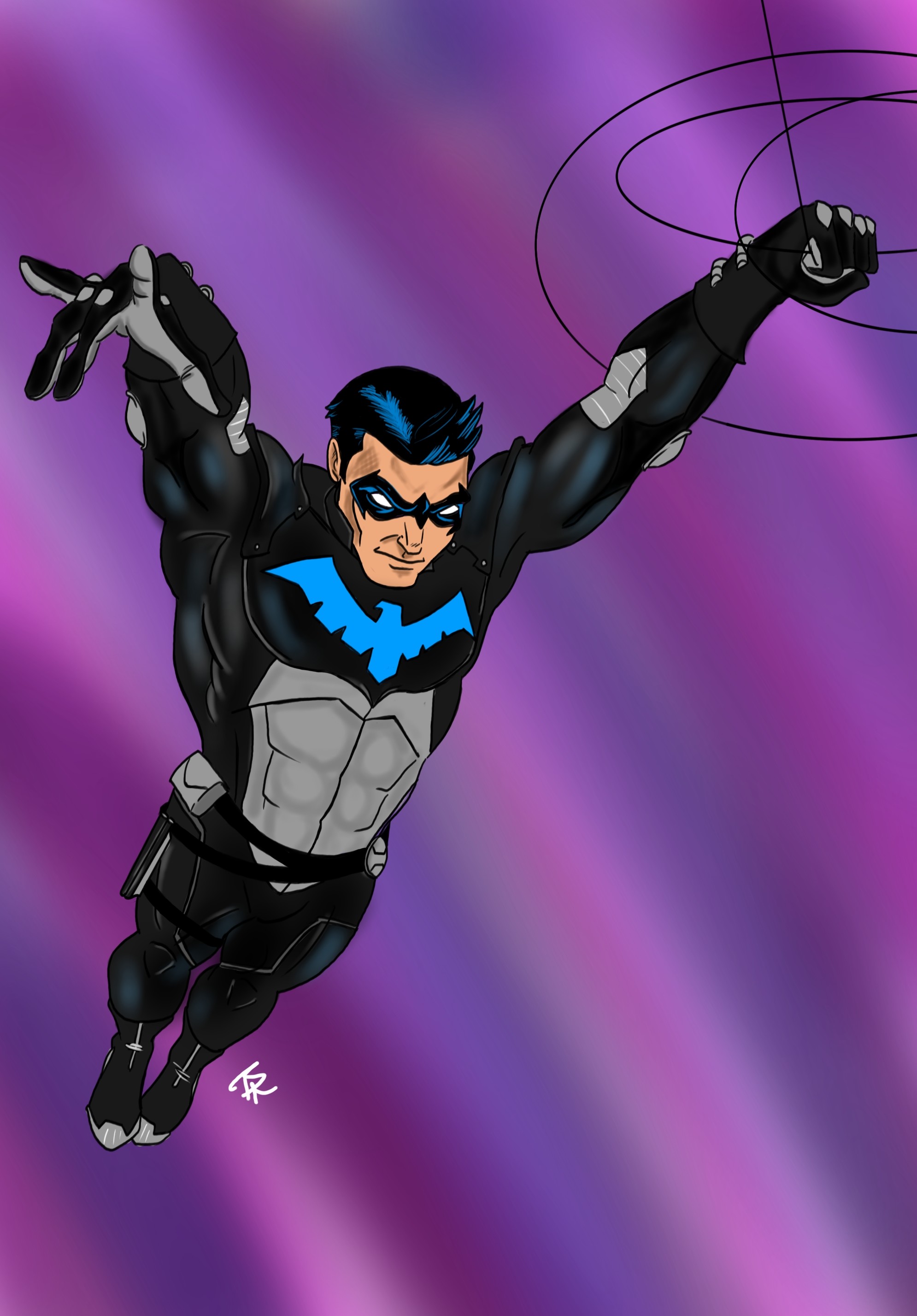 1990x2855 From Young Justice By Young Justice Nightwing Costume Sc 1 St Lacesocial