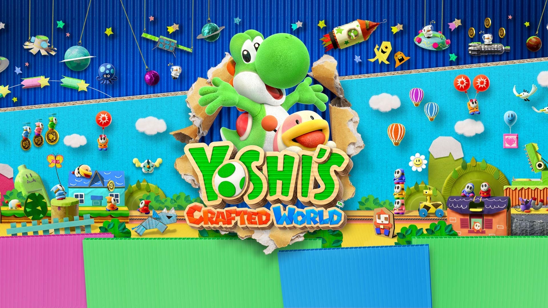 1920x1080 Yoshi's Crafted World HD Wallpaper | Background Image |  |  ID:984088 - Wallpaper Abyss