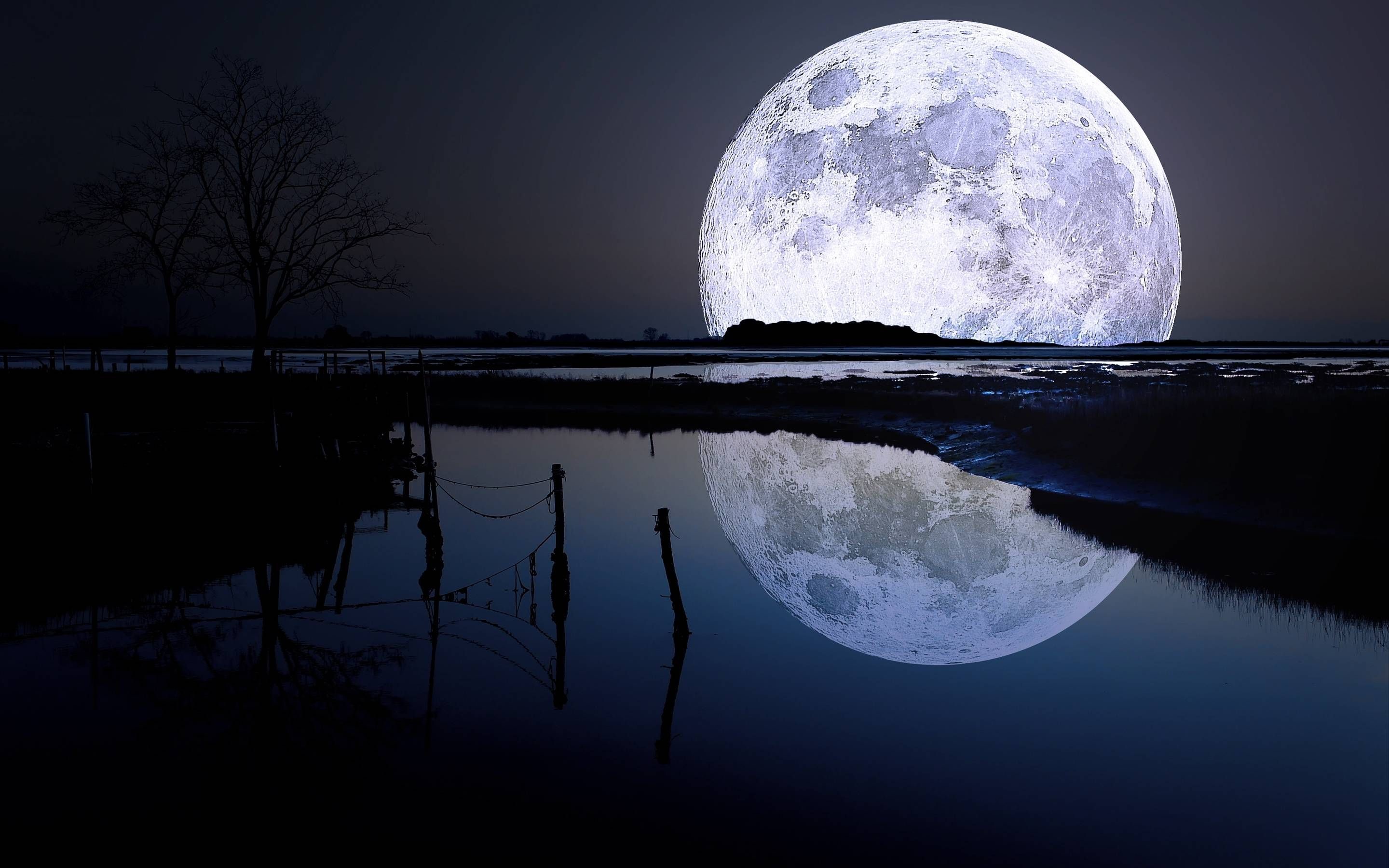 2880x1800 Full Moon Wallpaper Pics | Wallpaper | Pinterest | Moon on the water .
