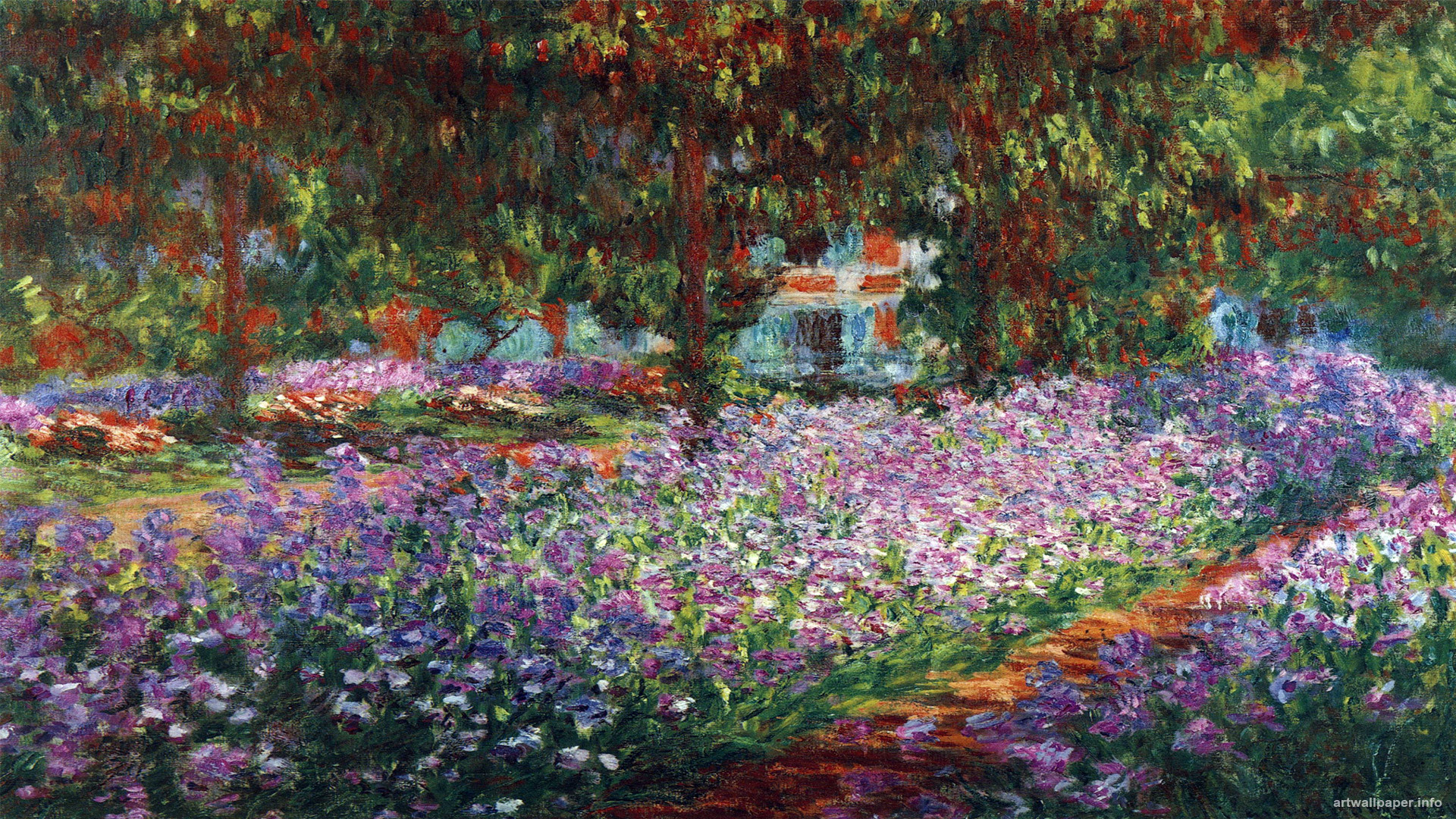 Monet impressionist desktop wallpaper, HD background, Sunrise