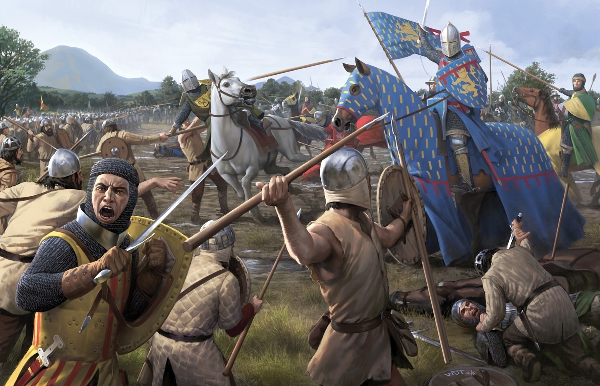 1920x1235 Medieval Battle Scene