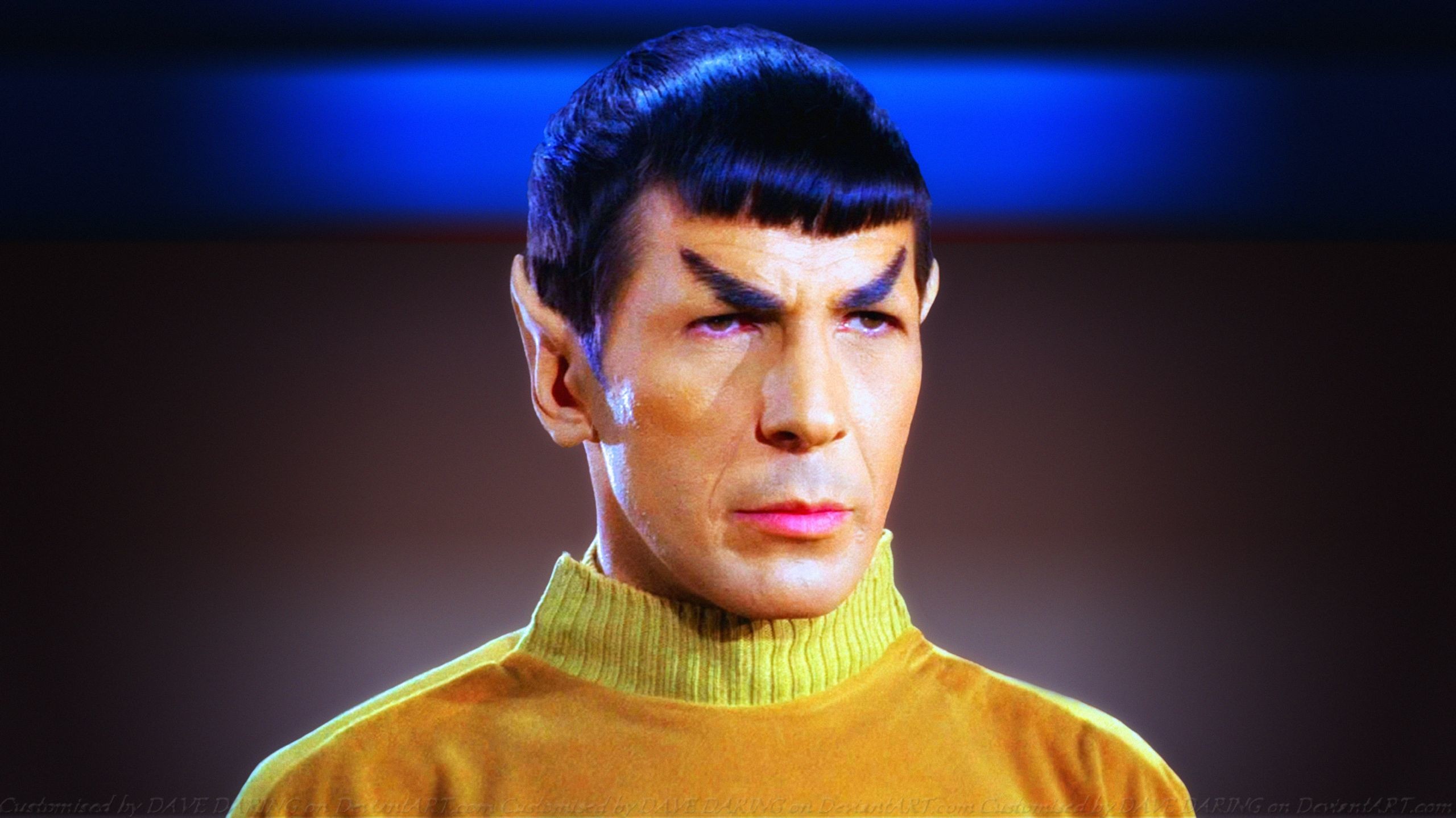 2560x1440 ... Leonard Nimoy Spock VII by Dave-Daring