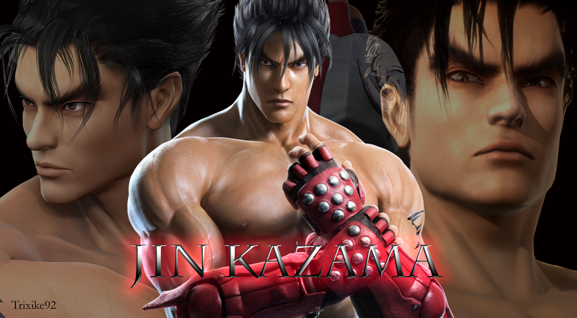 2250x1240 Eye Jin Kazama Tekken Tekken 5 Tekken 6 Tekken Tag Tournament 2 Â· HD  Wallpaper | Background Image ID:356243