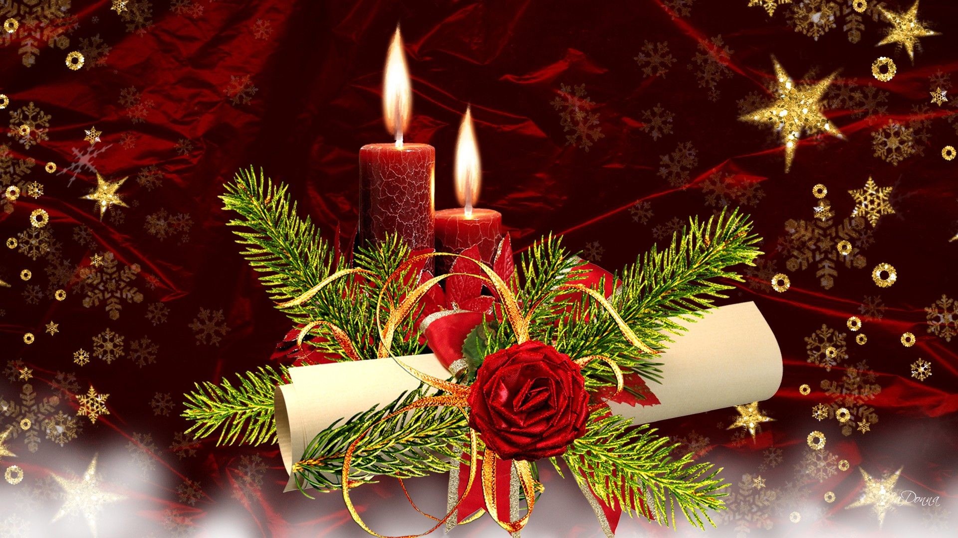1920x1080 Lighting candles in memory of those loved Christmas Cle Bright wallpaper  free