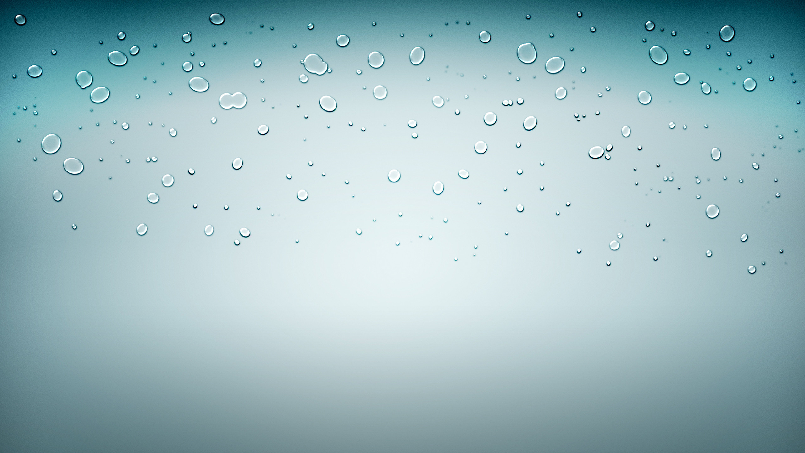 2560x1440 iOS Water Droplet Wallpaper
