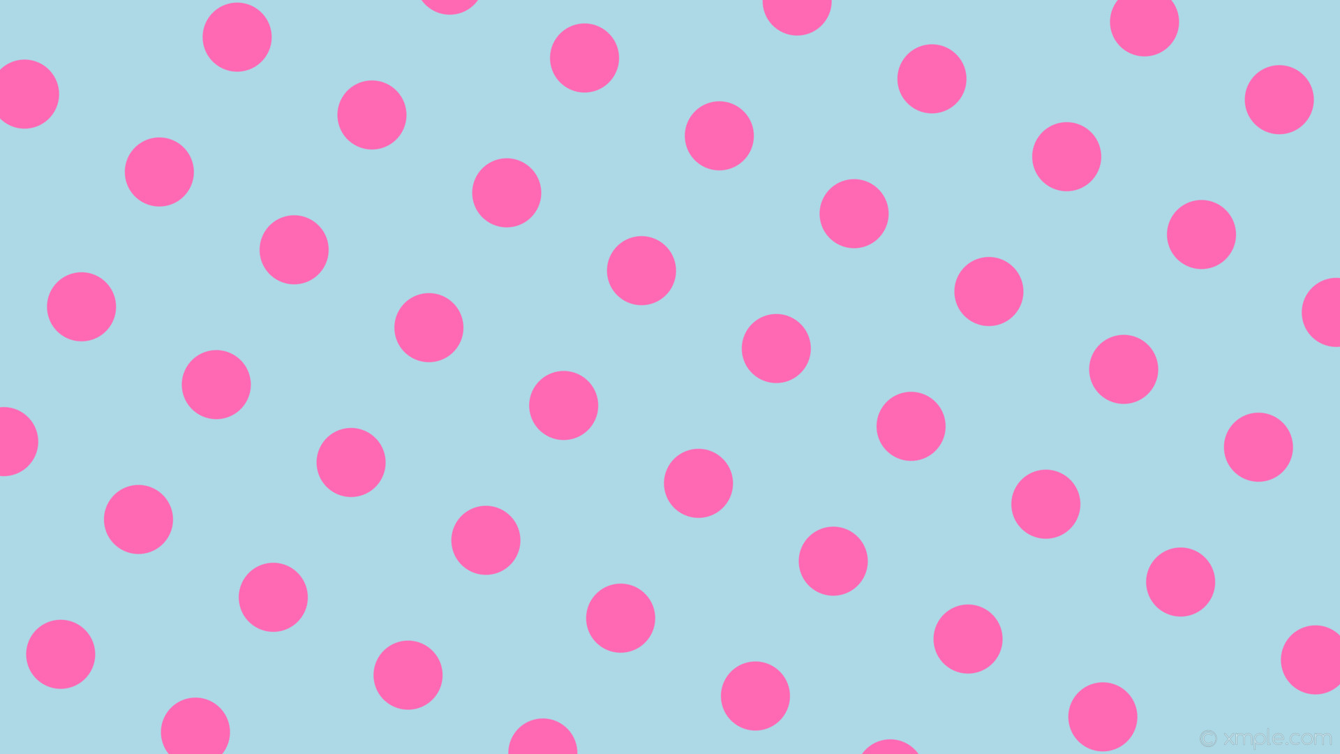 1920x1080 wallpaper pink blue dots polka spots light blue hot pink #add8e6 #ff69b4  150Â°