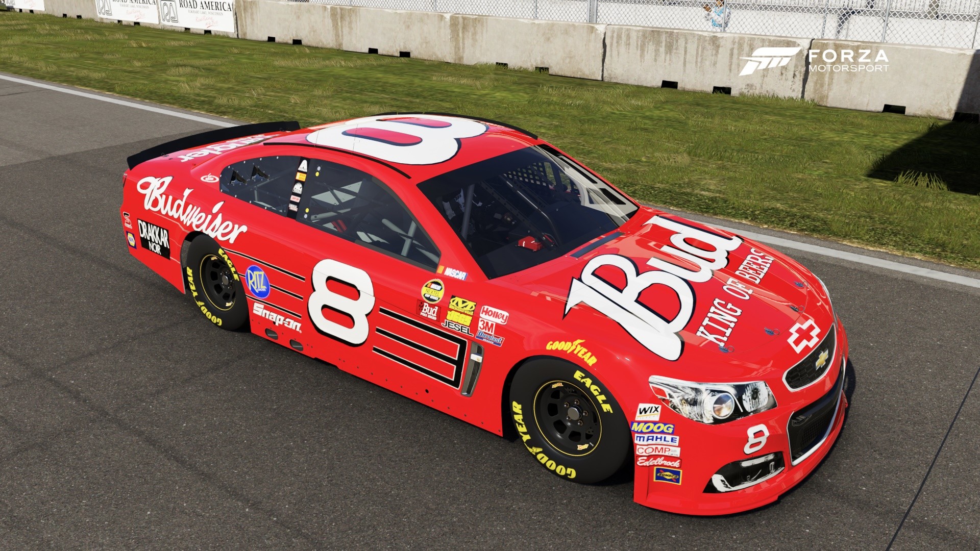 1920x1080 2003 NASCAR Winston Cup Season when Dale Earnhardt Jr drove the #8  Budweiser Chevy for his dad's race team Dale Earnhardt Inc. (shared on #88  Nationwide ...