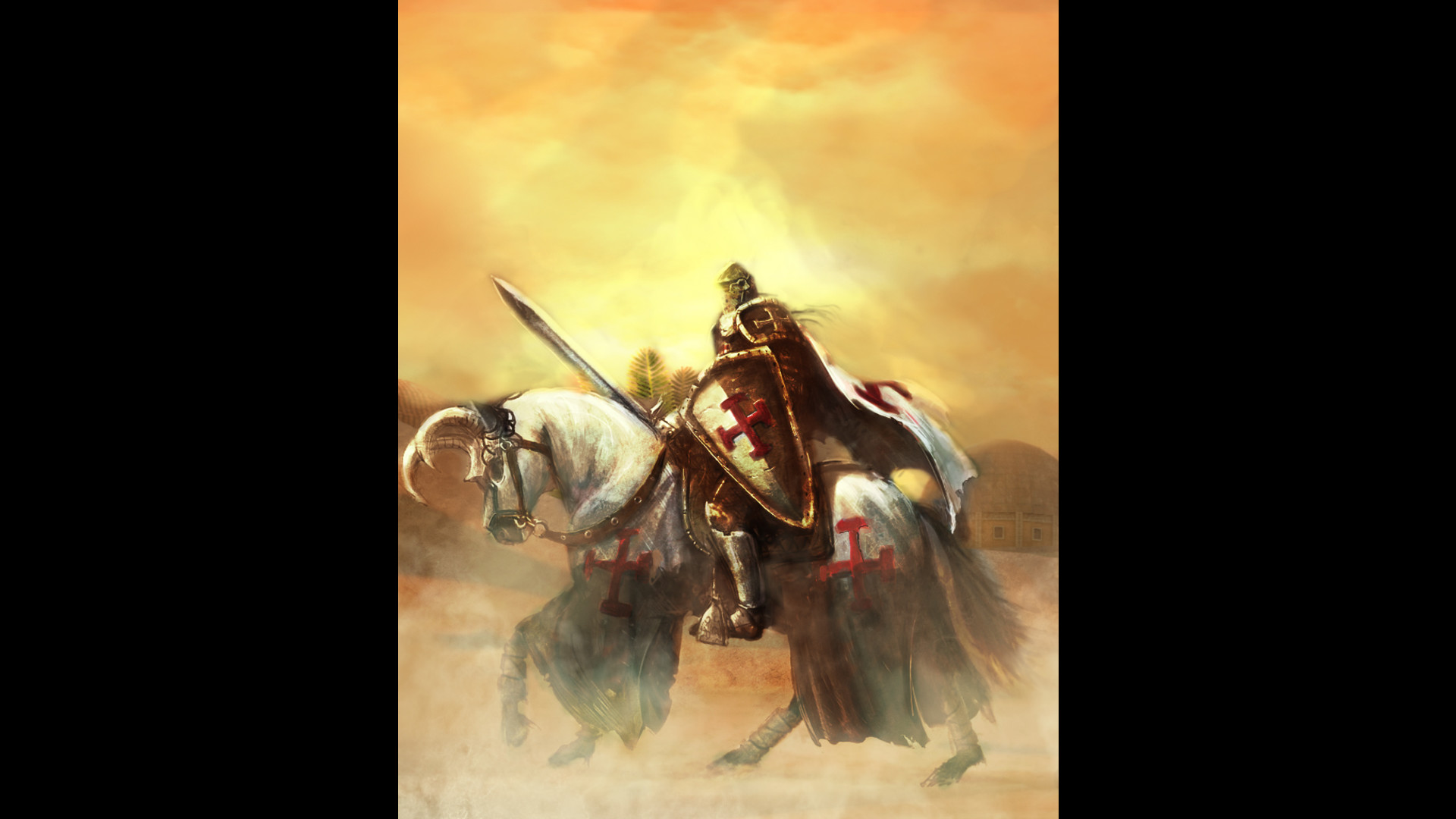 1920x1080 Templar Knight Art – Wide Wallpaper