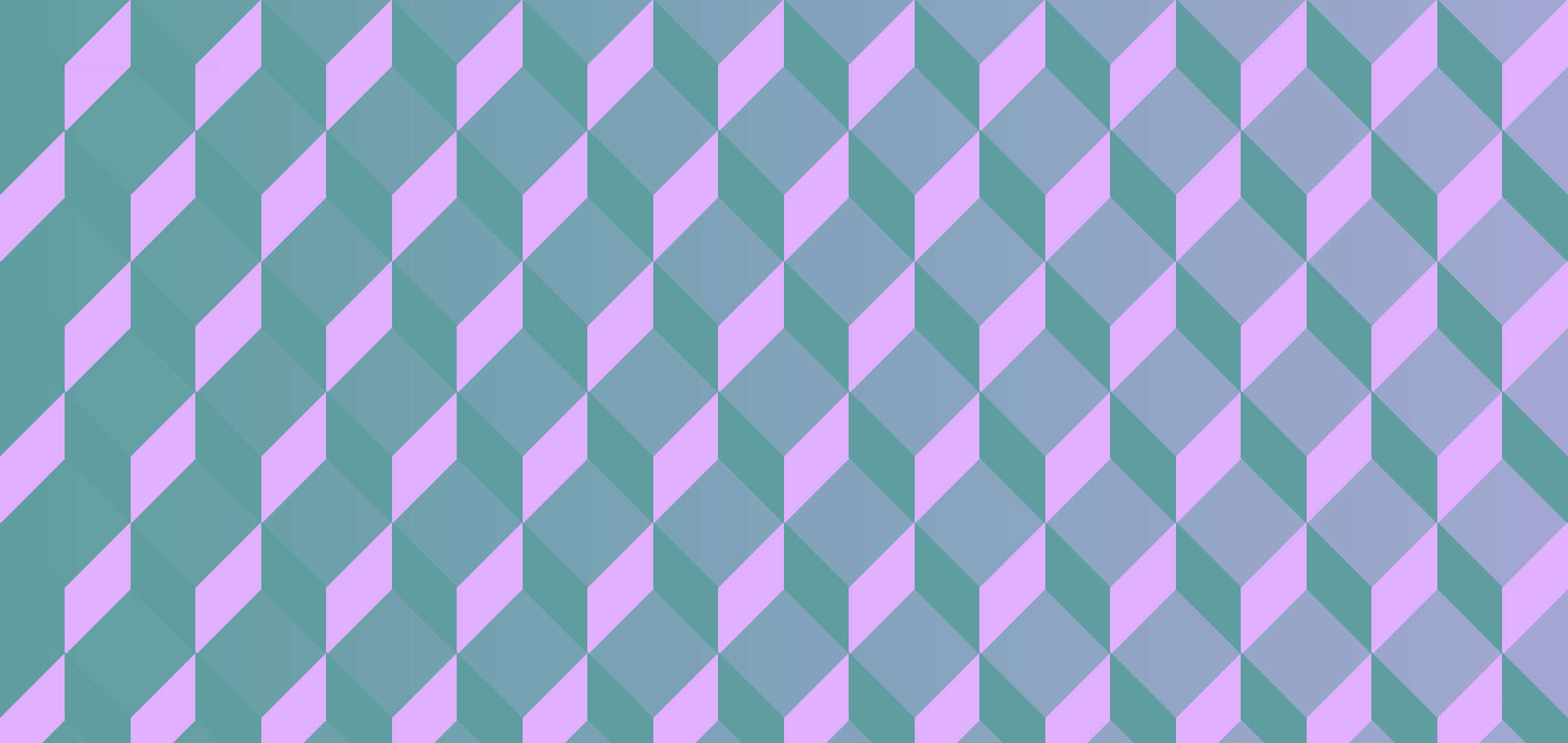 2280x1080 #5F9EA0 Cadet Blue #E0B0FF Mauve Purple 3d Cubes Gradient Background