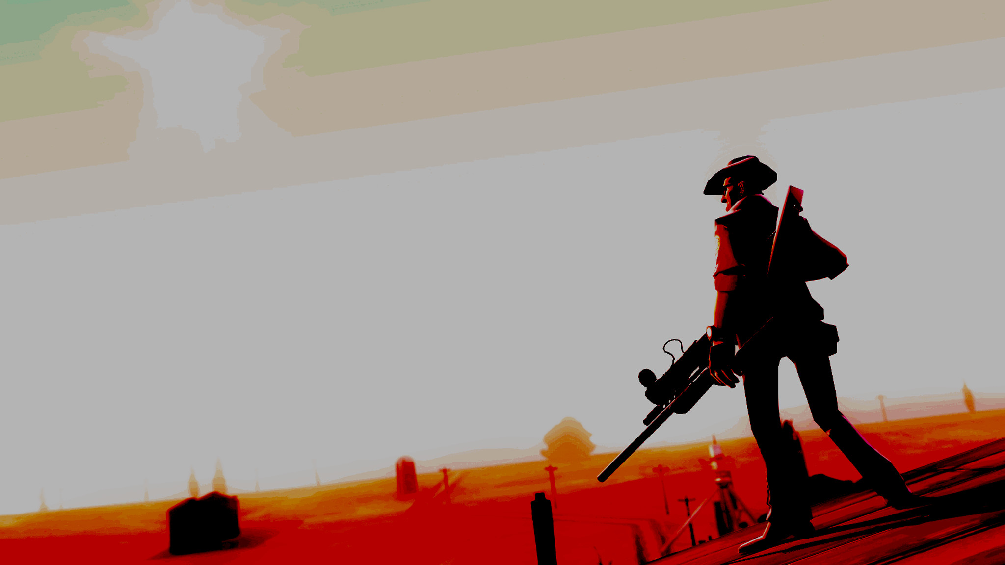 2048x1152 ... Team Fortress 2 - Sniper Wallpaper by LostHeartJar
